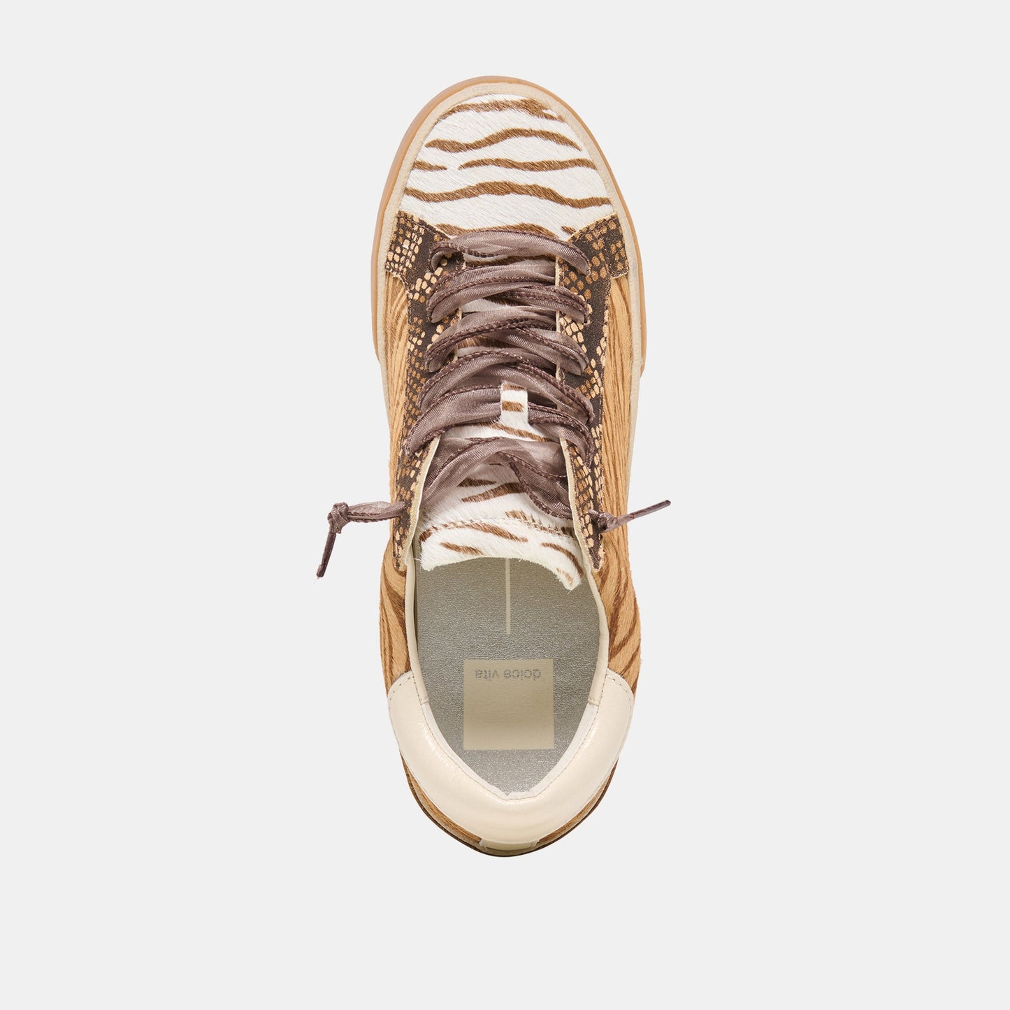 Zina Zebra Multi Calf Hair Sneakers