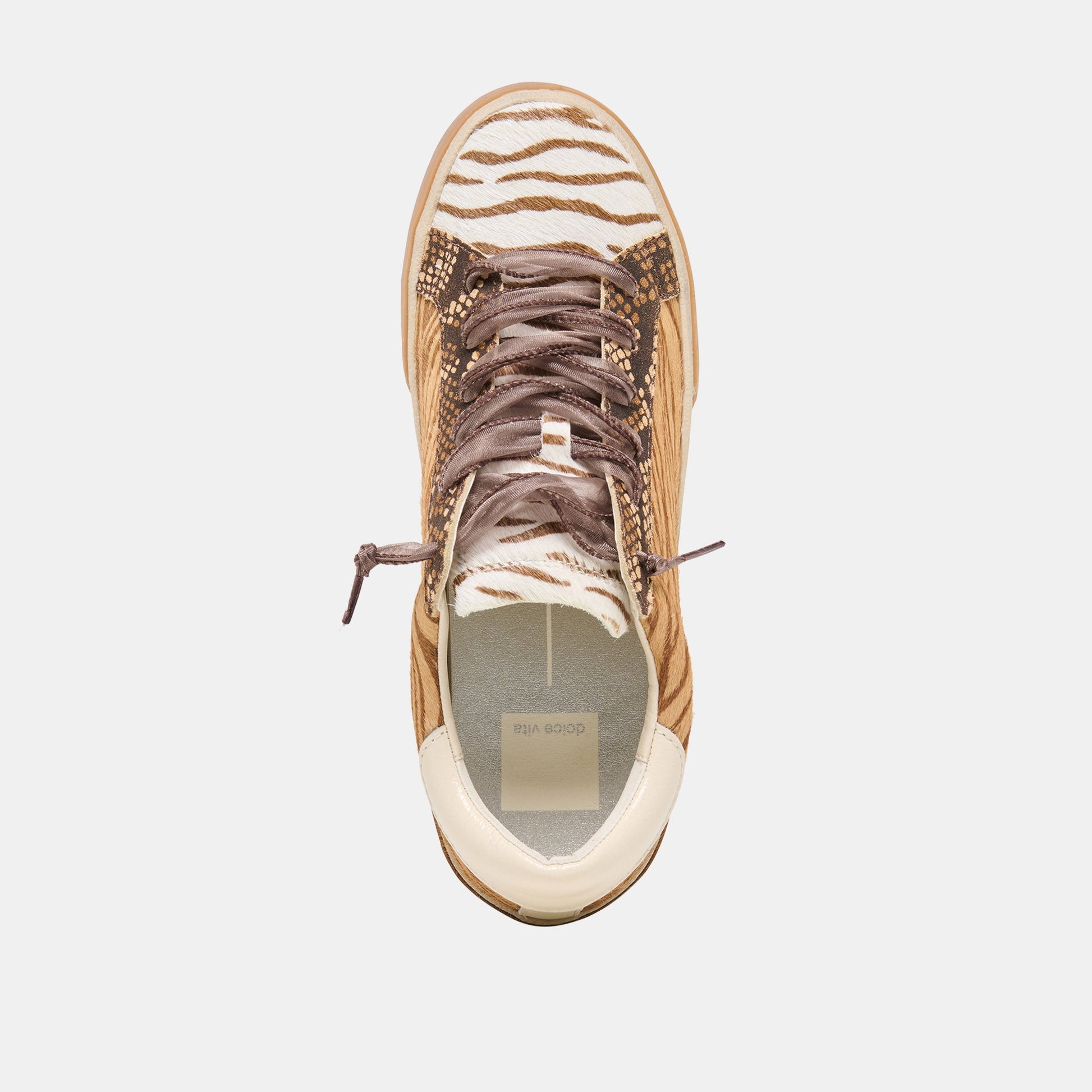 Zina Zebra Multi Calf Hair Sneakers