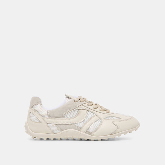 Myles White Multi Leather Sneakers