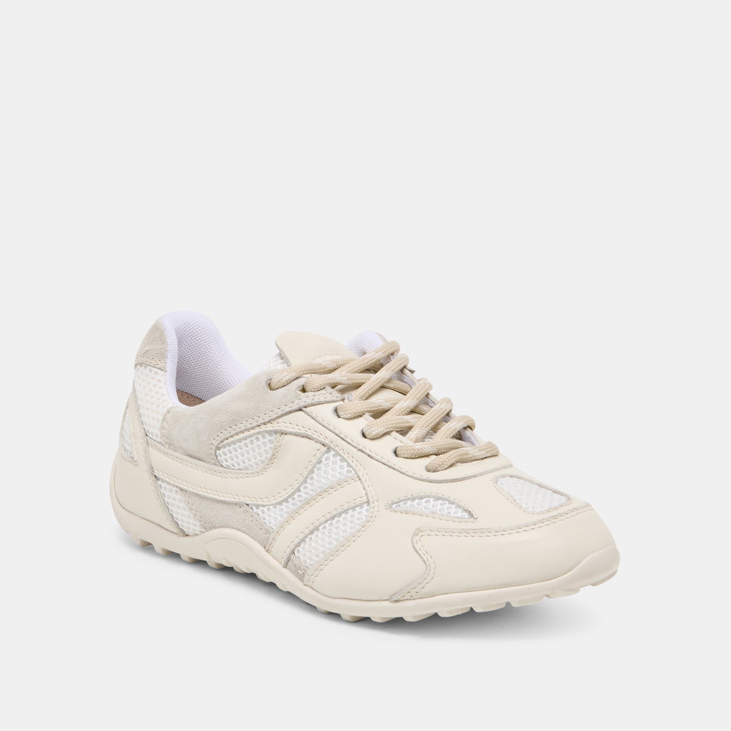 Myles White Multi Leather Sneakers
