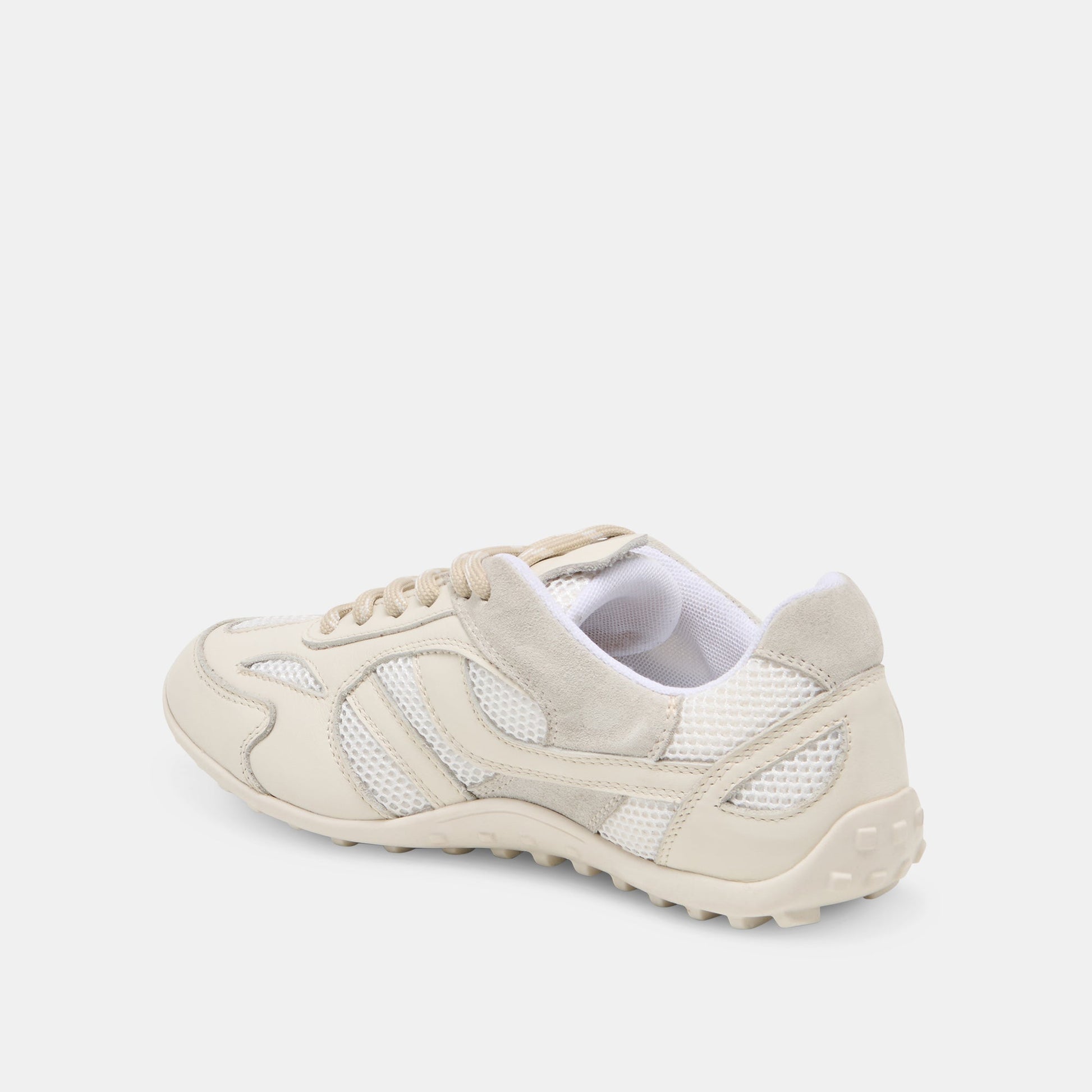 Myles White Multi Leather Sneakers