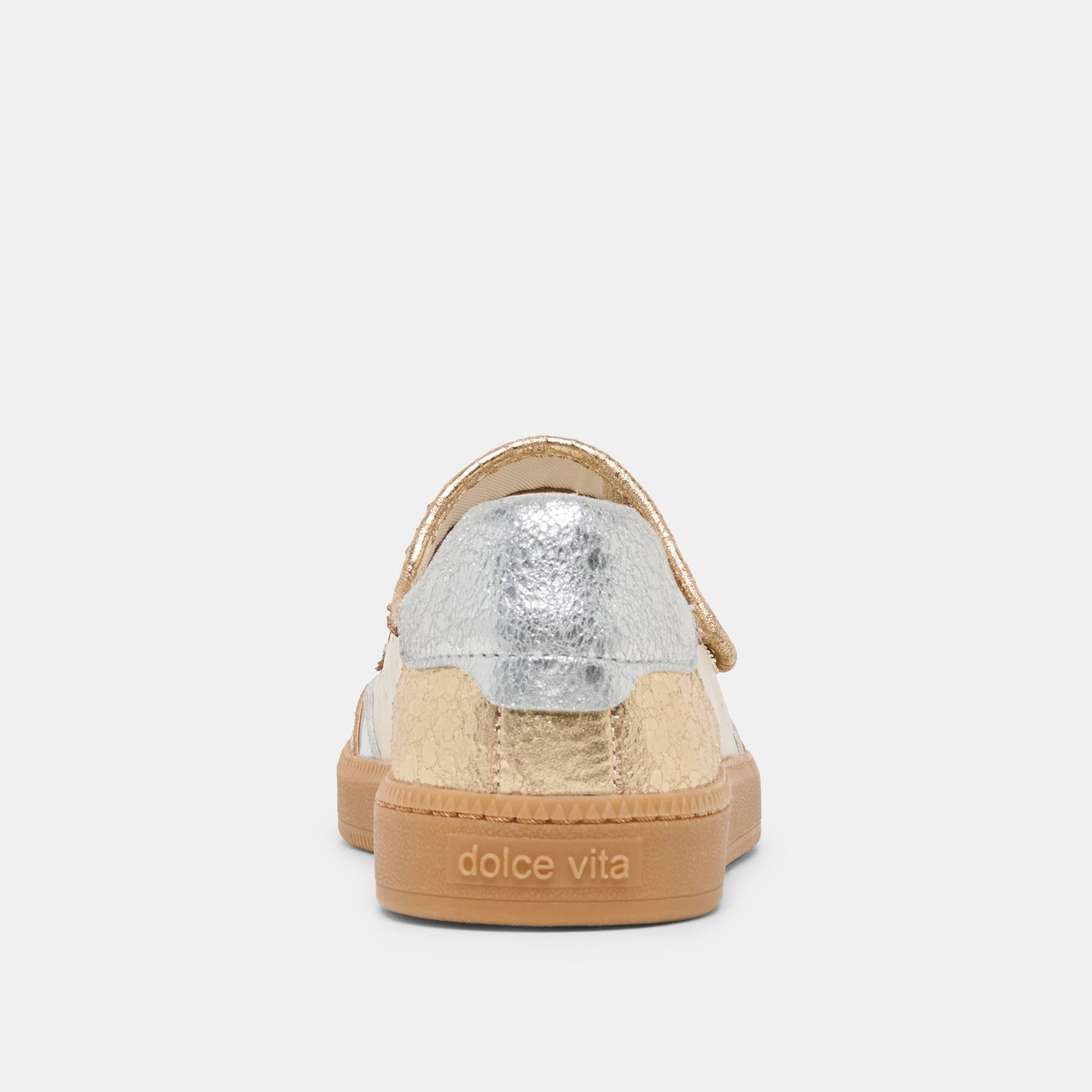 NANET Metallic Multi Leather Mary-Jane Sneakers