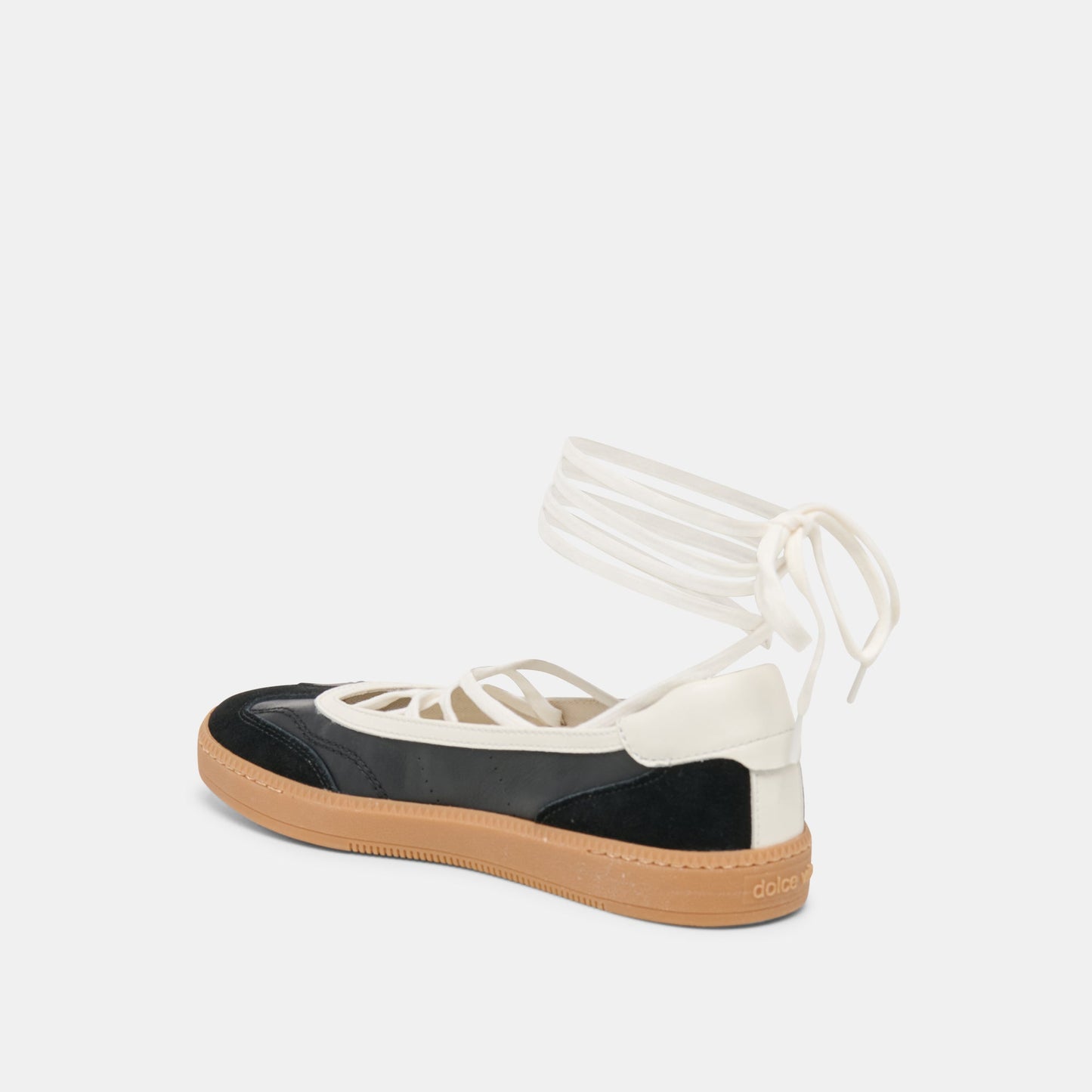 Nyomie Black Leather Sneakers