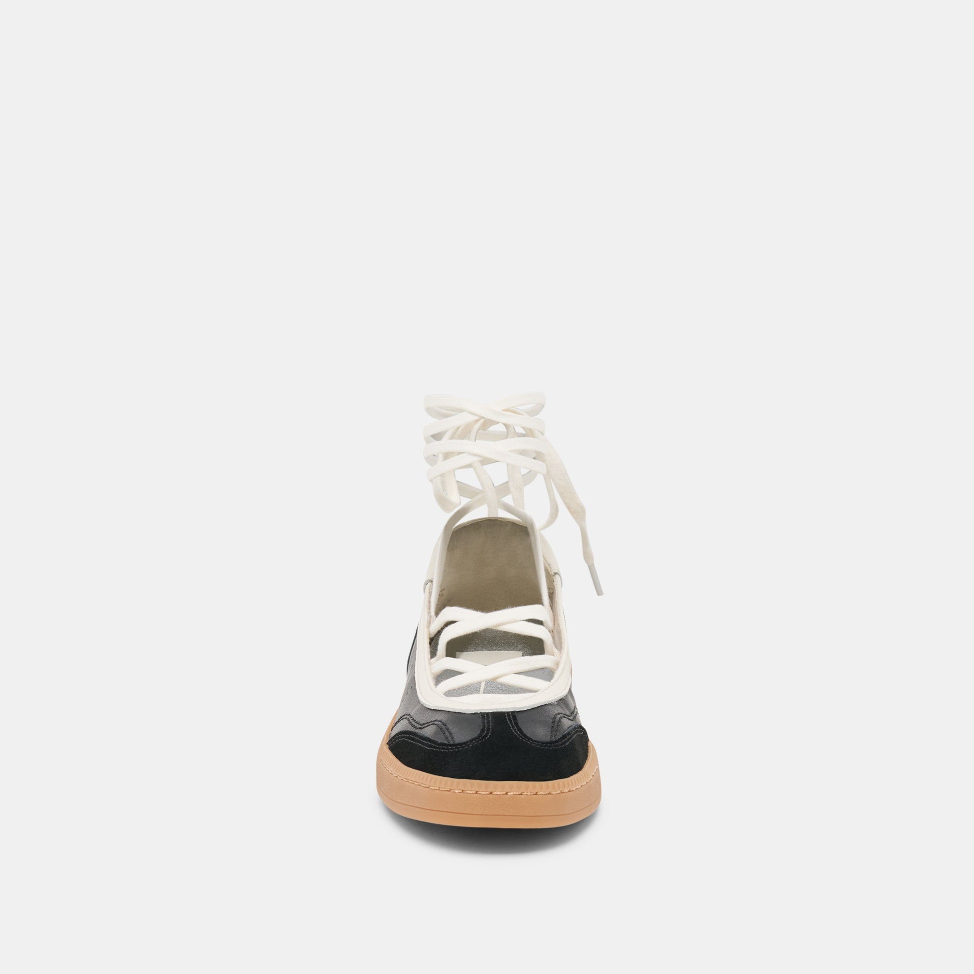 Nyomie Black Leather Sneakers