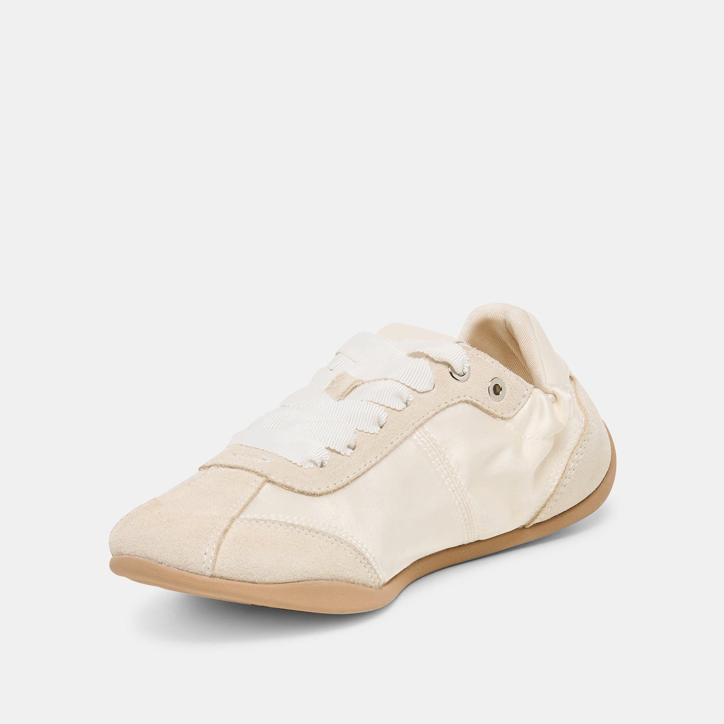 Dakoda Off White Satin Sneakers