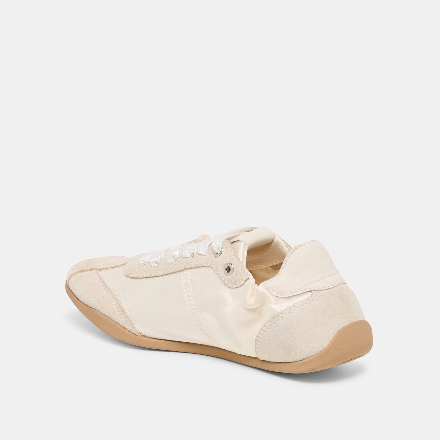 Dakoda Off White Satin Sneakers