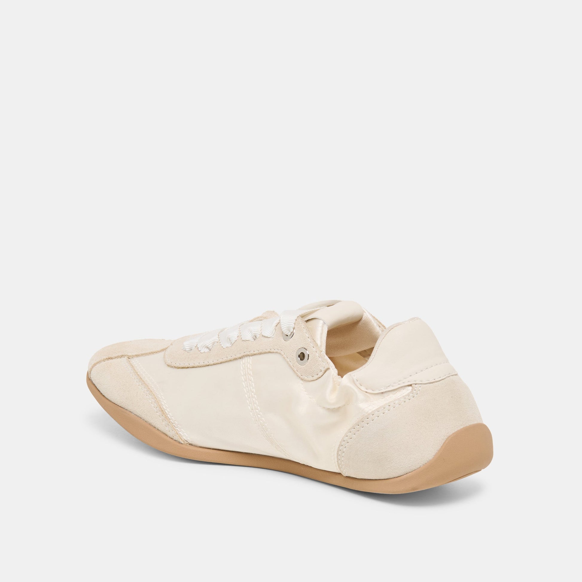 Dakoda Off White Satin Sneakers