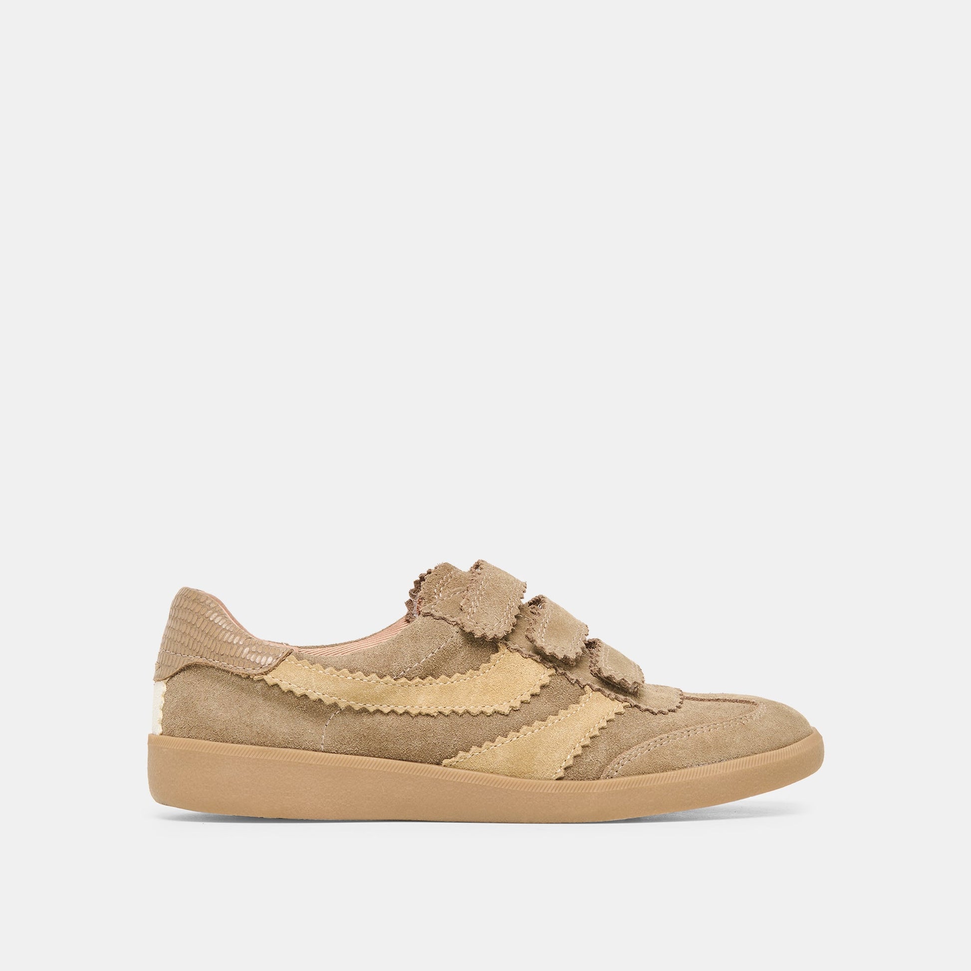 Merit Velcro Taupe Multi Leather Sneakers