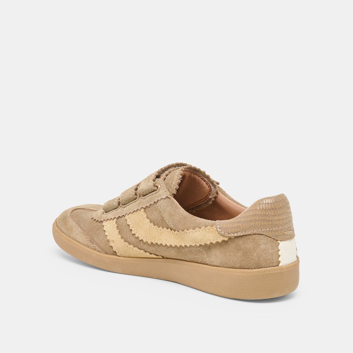 Merit Velcro Taupe Multi Leather Sneakers