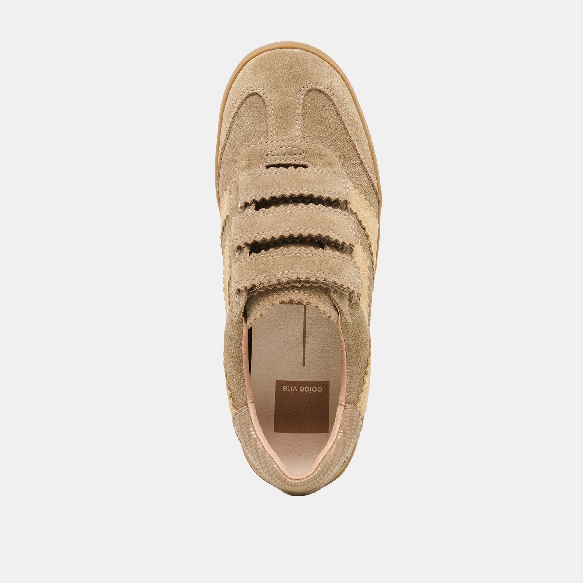 Merit Velcro Taupe Multi Leather Sneakers