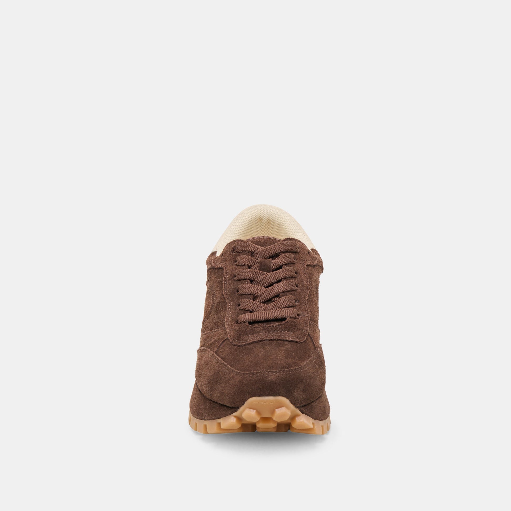 Tricia Dk Brown Suede Sneakers