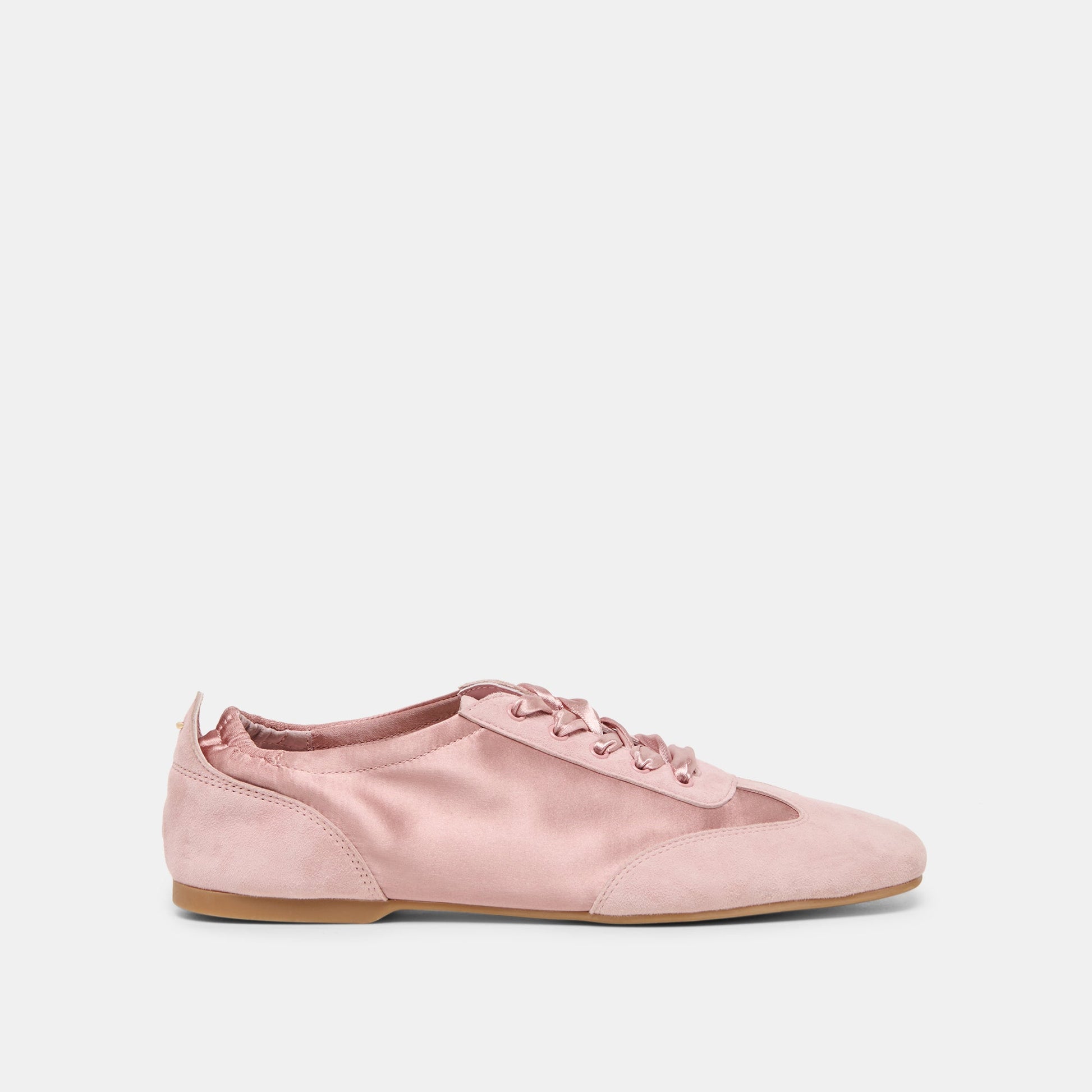 Itzy Pink Satin Sneakers