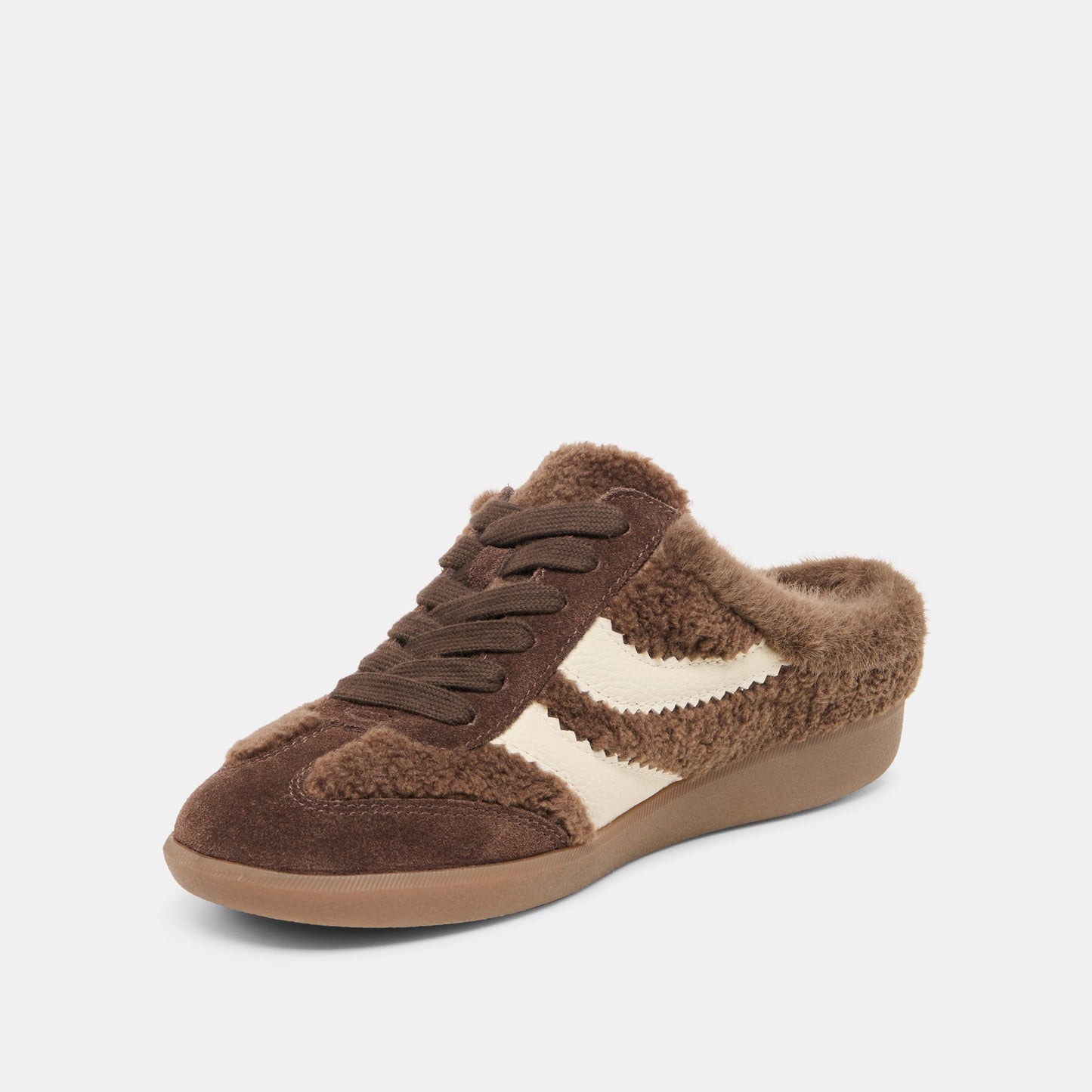 Merit Slide Plush Dk Brown Plush Sneakers
