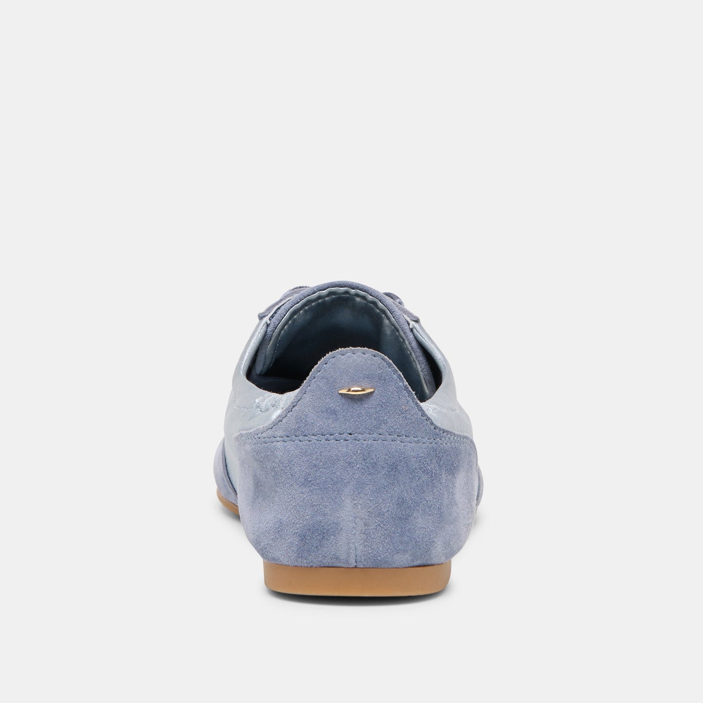 Itzy Periwinkle Satin Sneakers