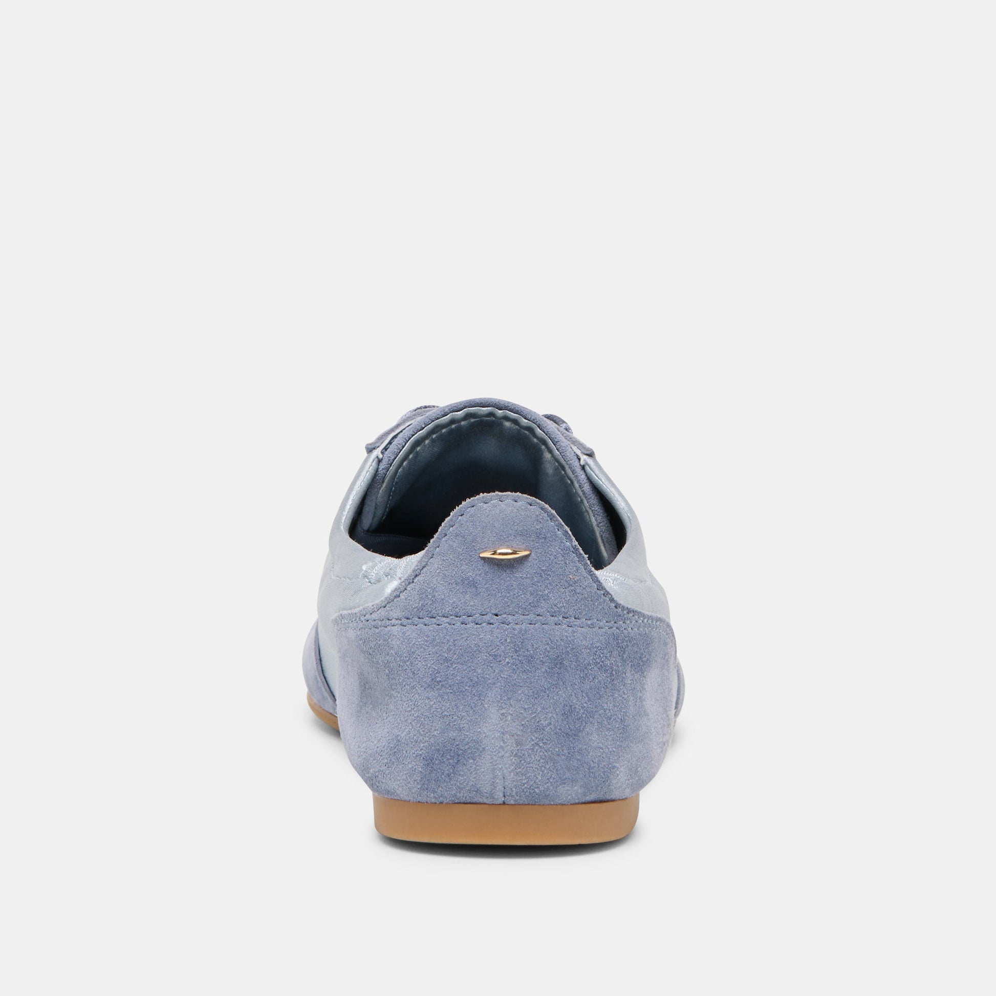 Itzy Periwinkle Satin Sneakers