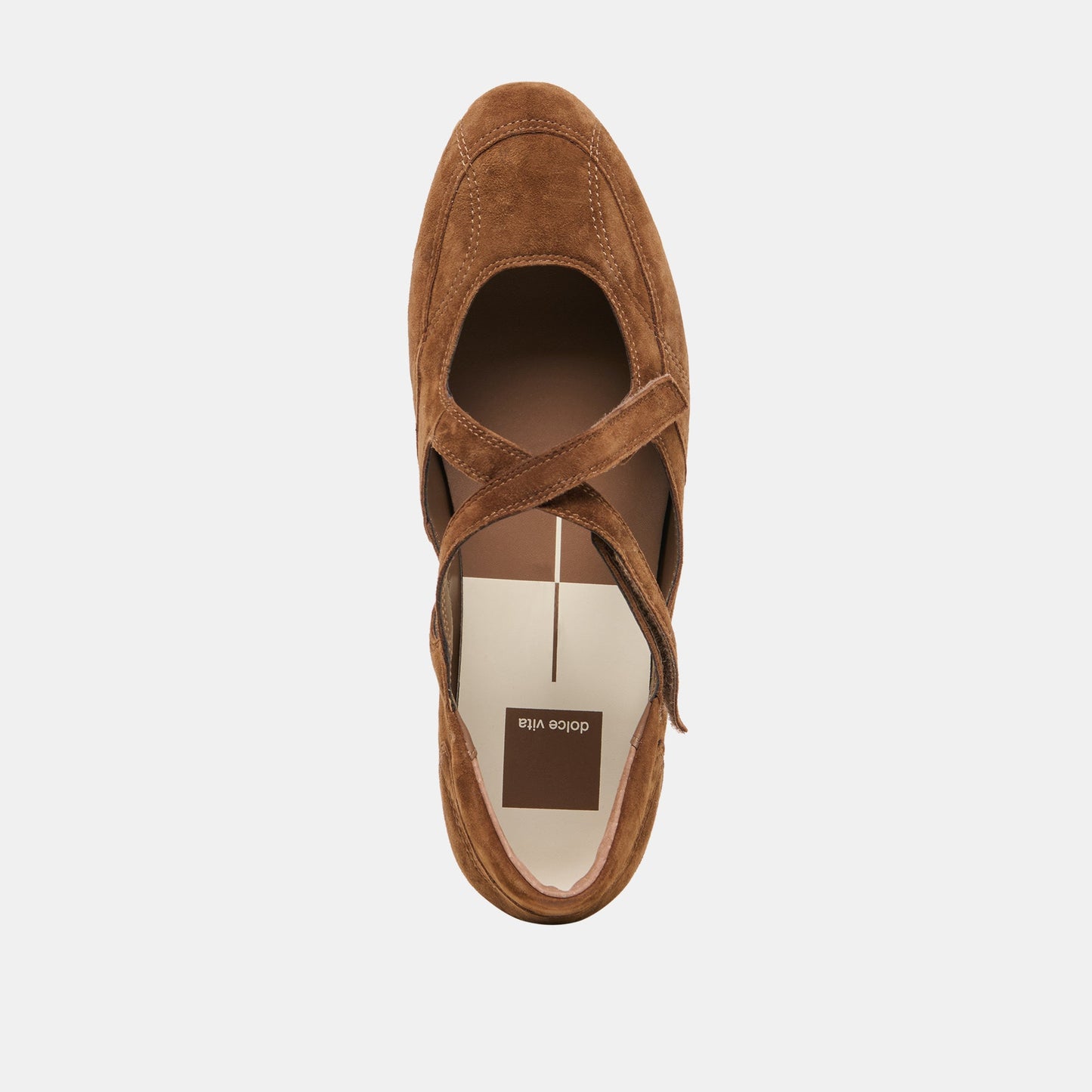 YONO Cocoa Suede Ballet Sneaker Flats