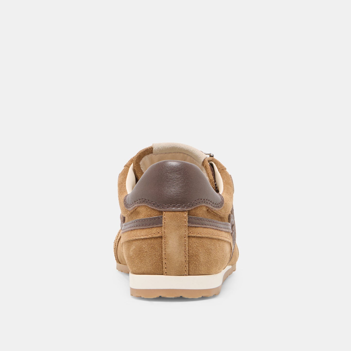 DEACON Lt Brown Suede Lace-Up Sneakers