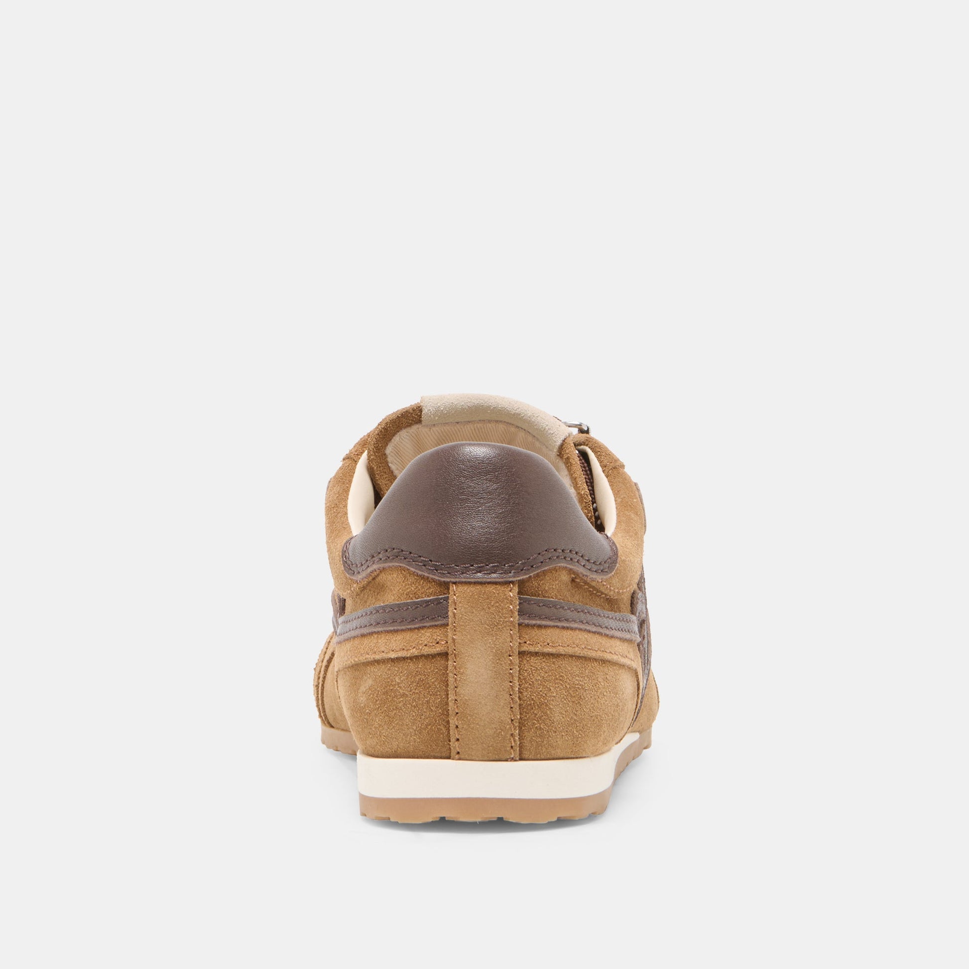 DEACON Lt Brown Suede Lace-Up Sneakers