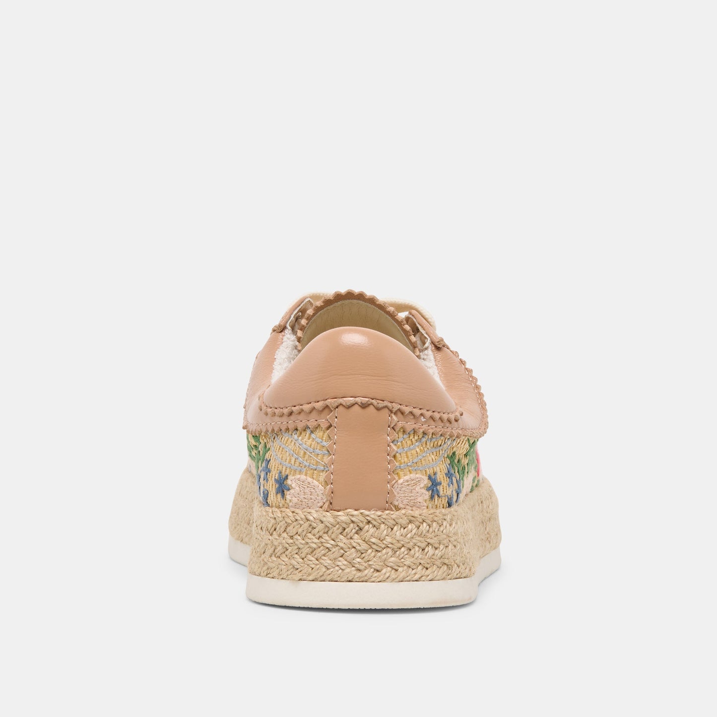 Azalia Sand Floral Raffia Heels