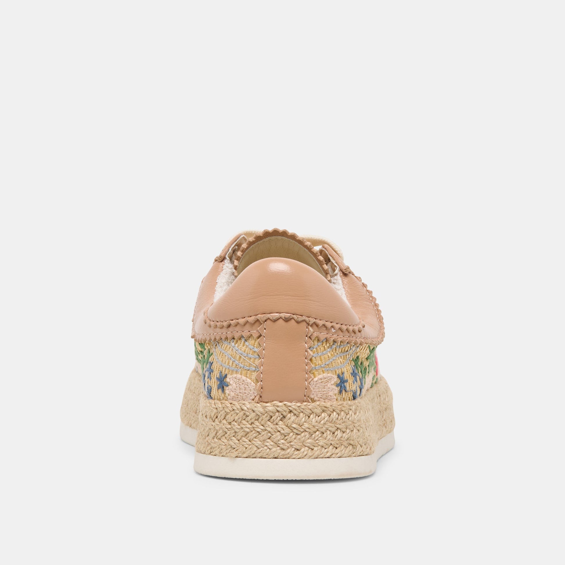 Azalia Sand Floral Raffia Heels