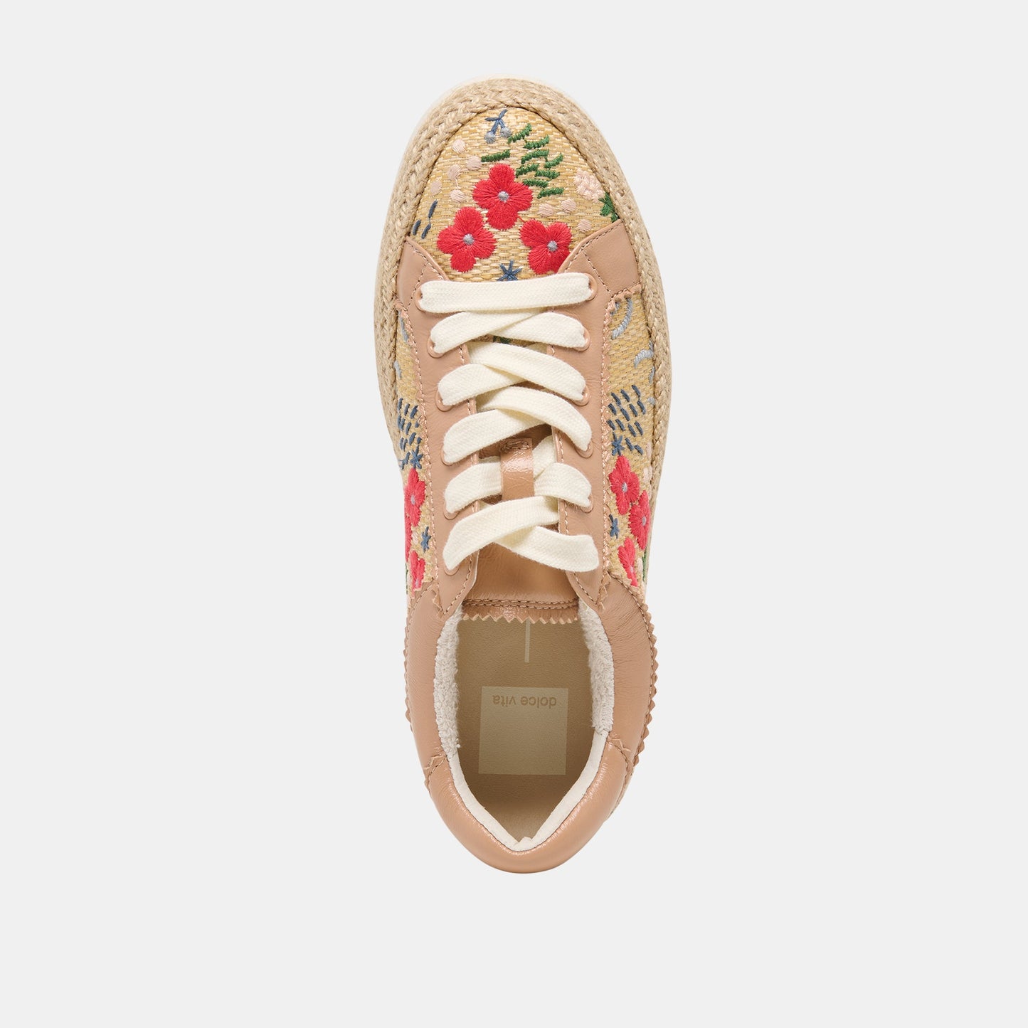 Azalia Sand Floral Raffia Heels