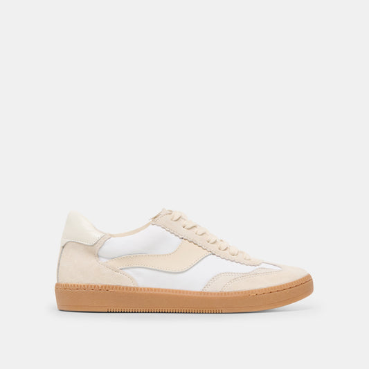 Notice White Dune Nylon Sneakers