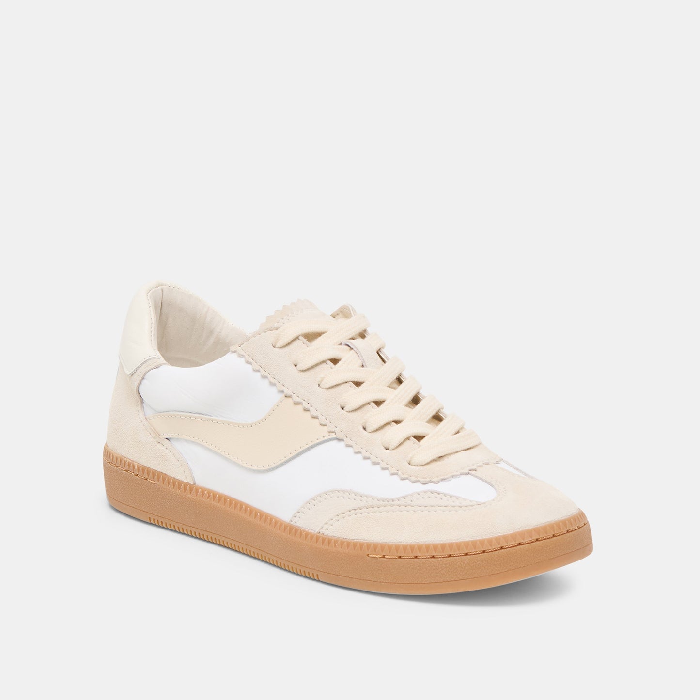 Notice White Dune Nylon Sneakers