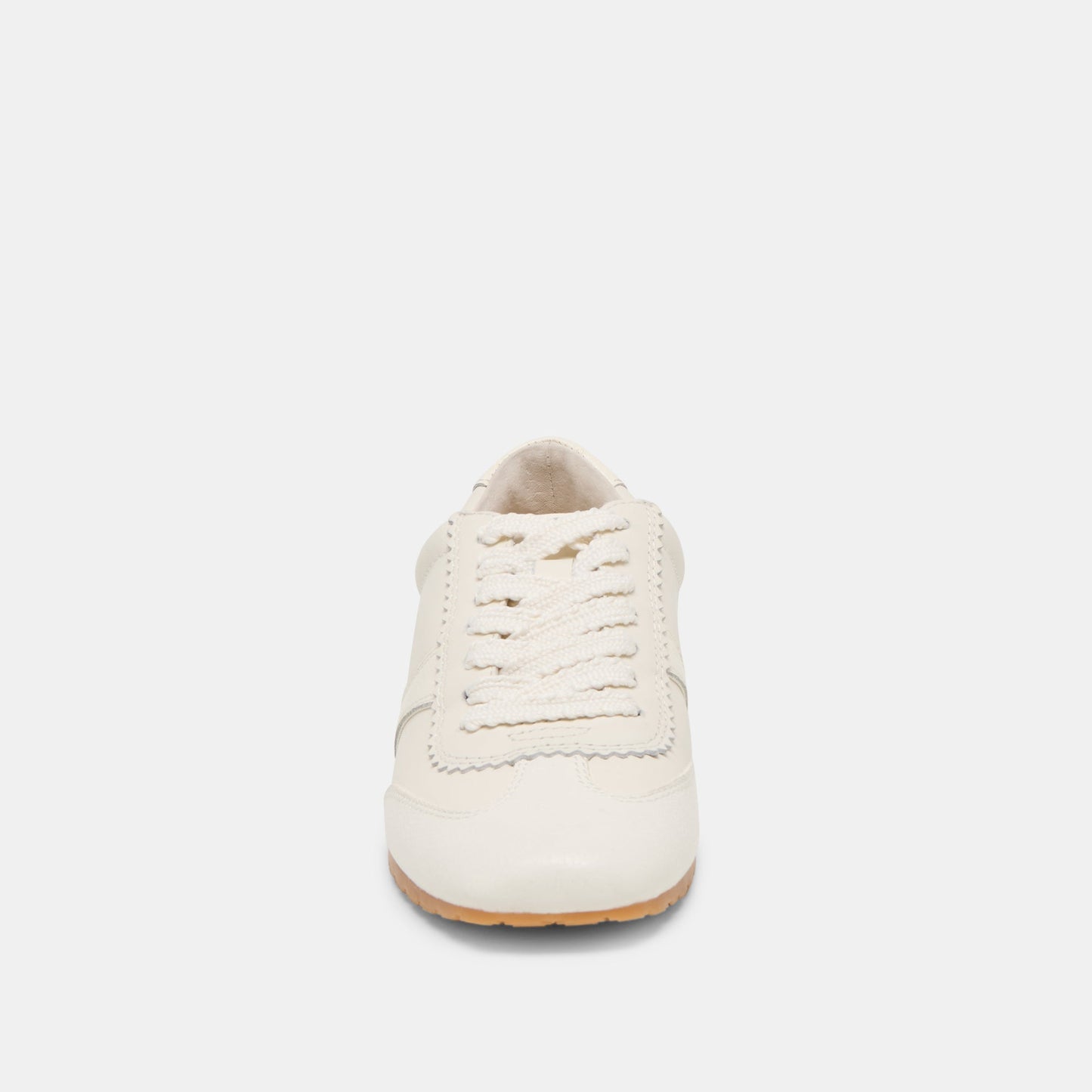 Dorie White Leather Sneakers