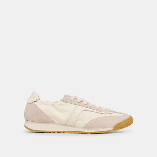Sariya White Nylon Sneakers