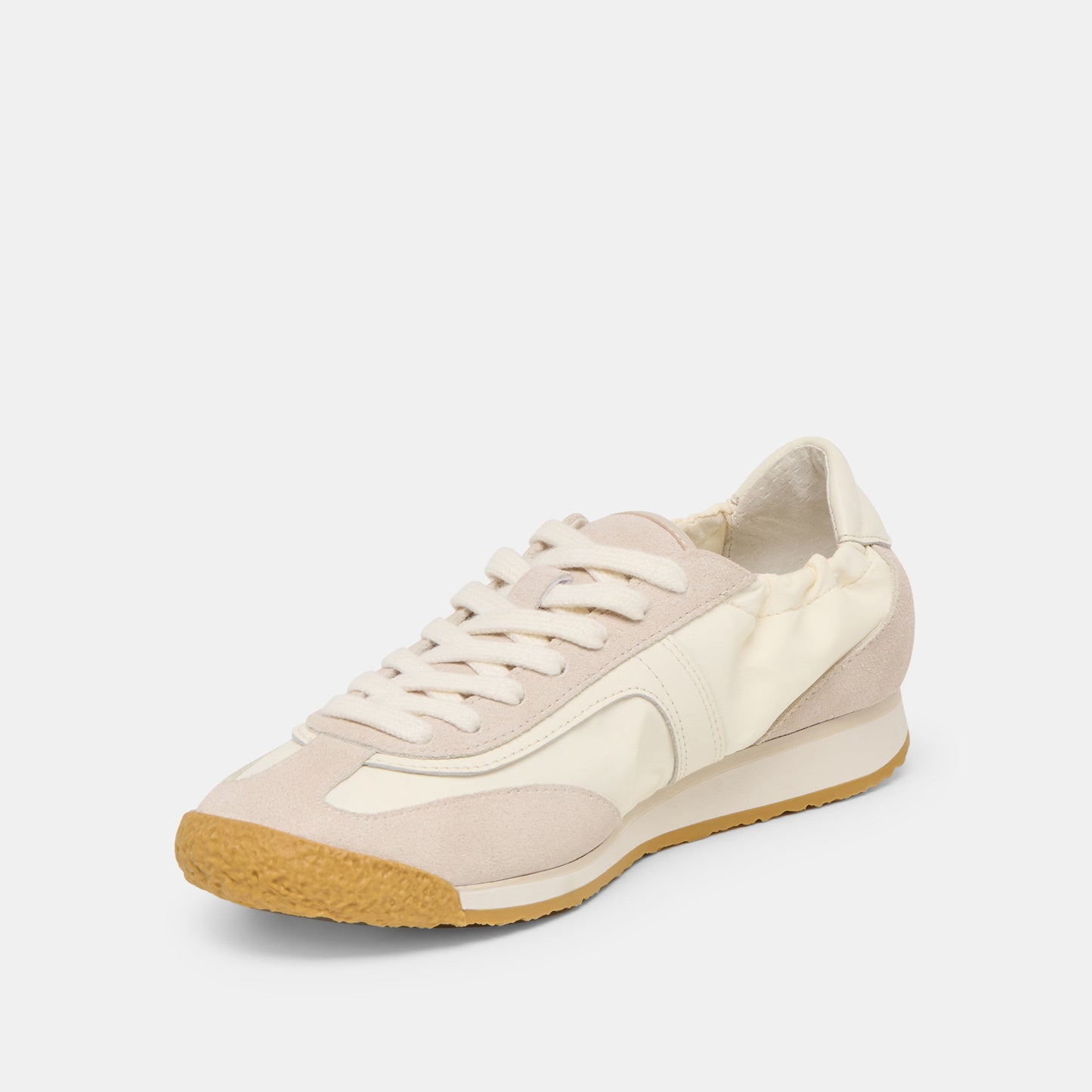 Sariya White Nylon Sneakers