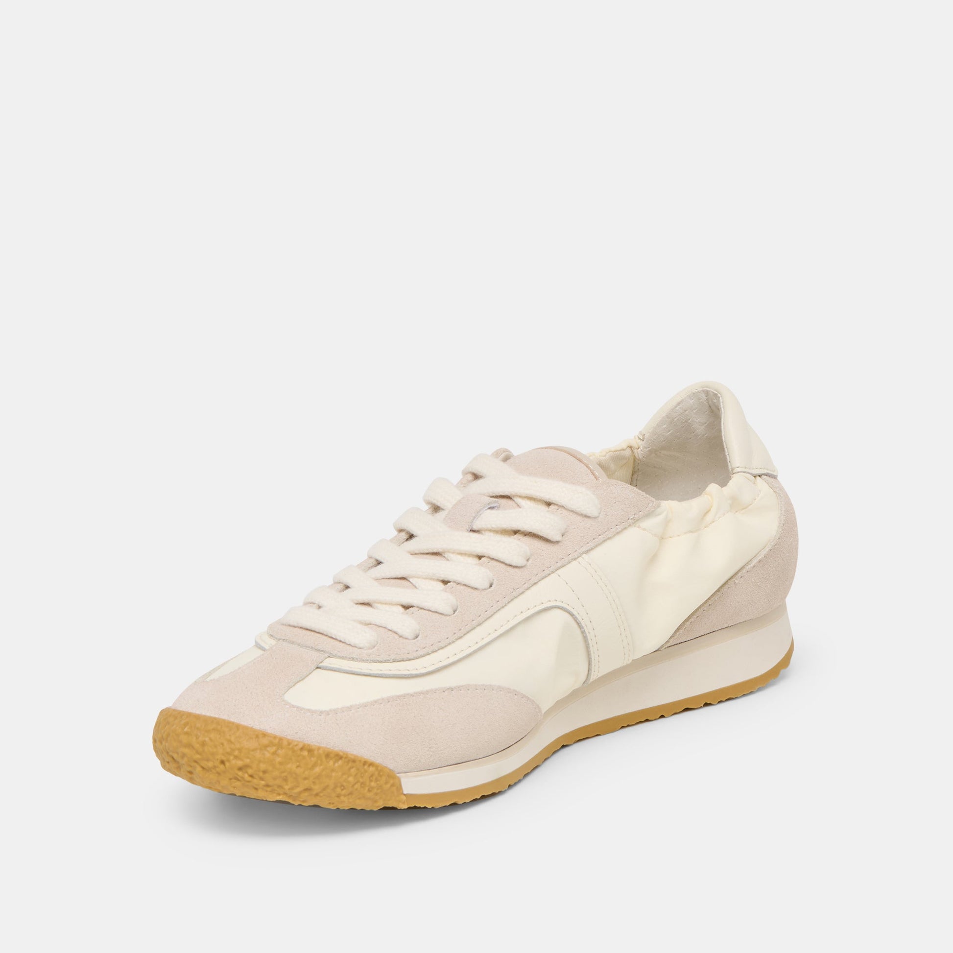 Sariya White Nylon Sneakers