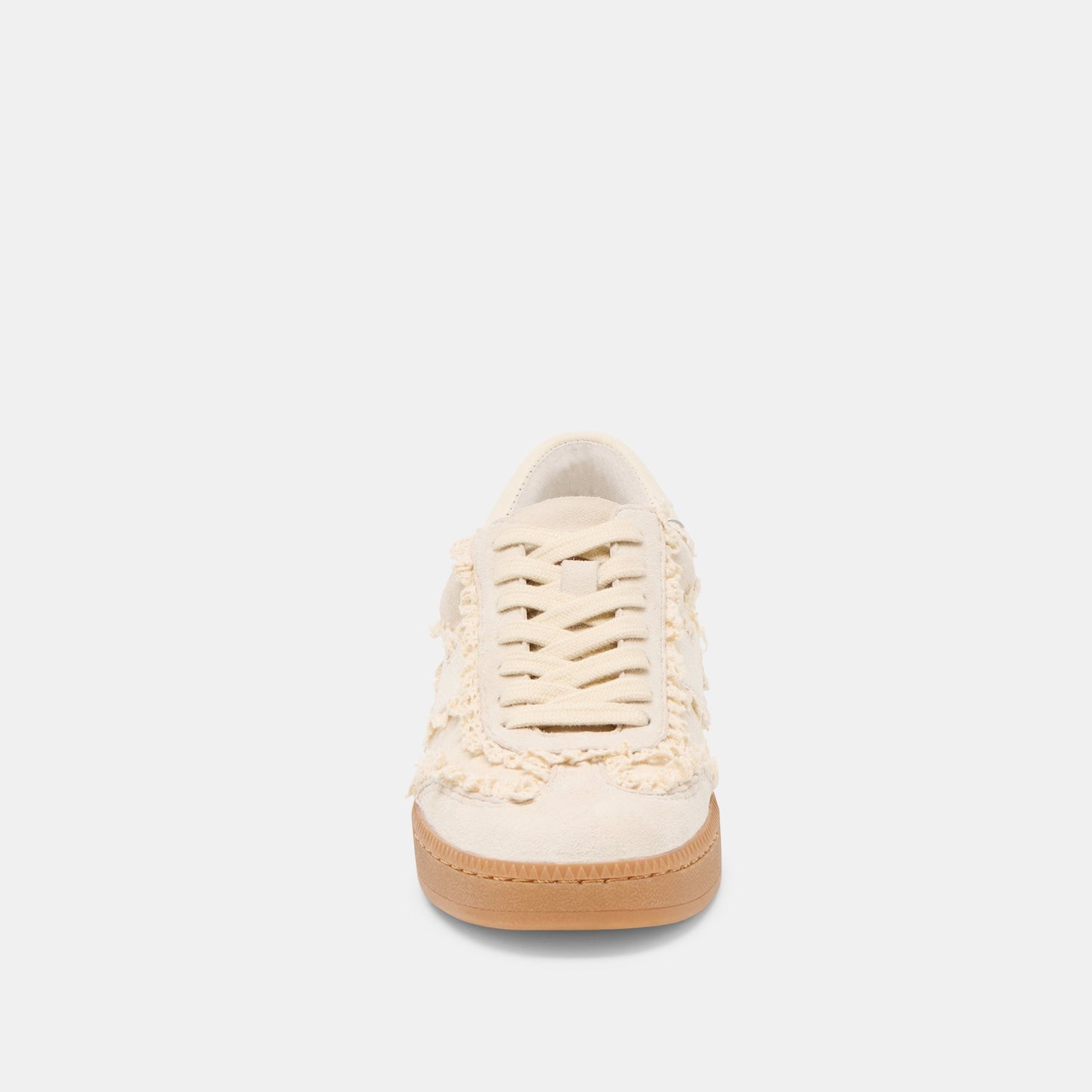 Notice Lace Ivory Suede Sneakers