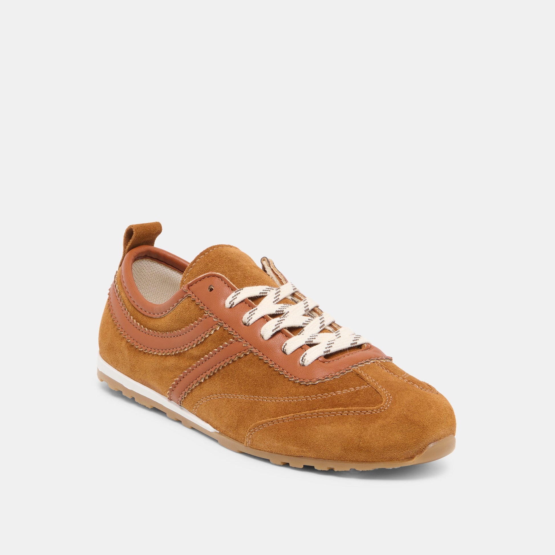Viper Cognac Suede Sneakers