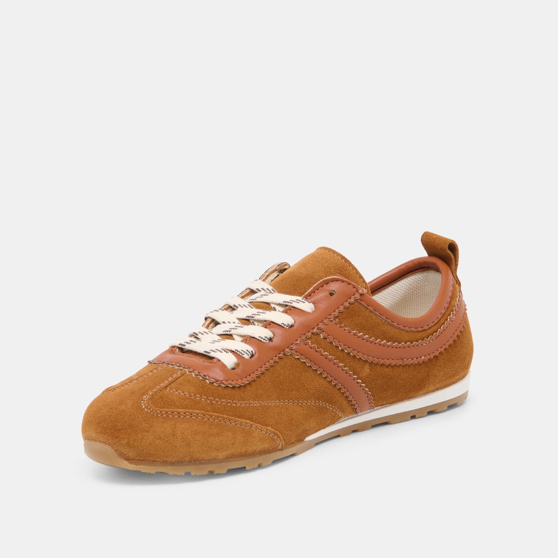 Viper Cognac Suede Sneakers
