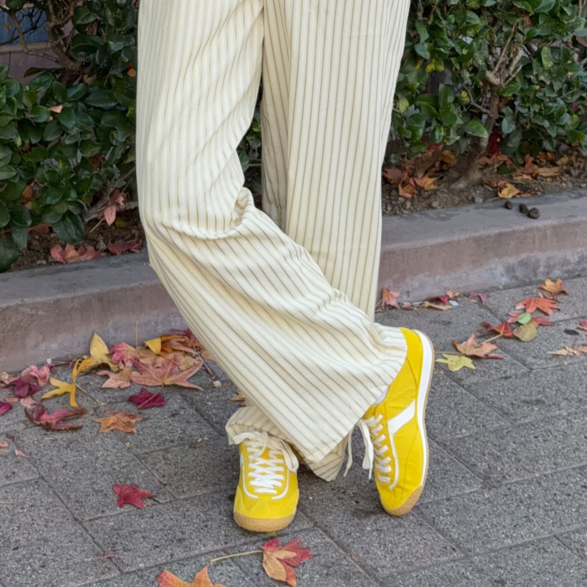 Sariya Yellow Nylon Sneakers