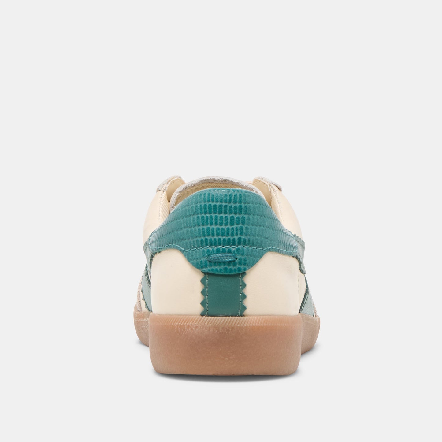 Merit White Green Leather Sneakers