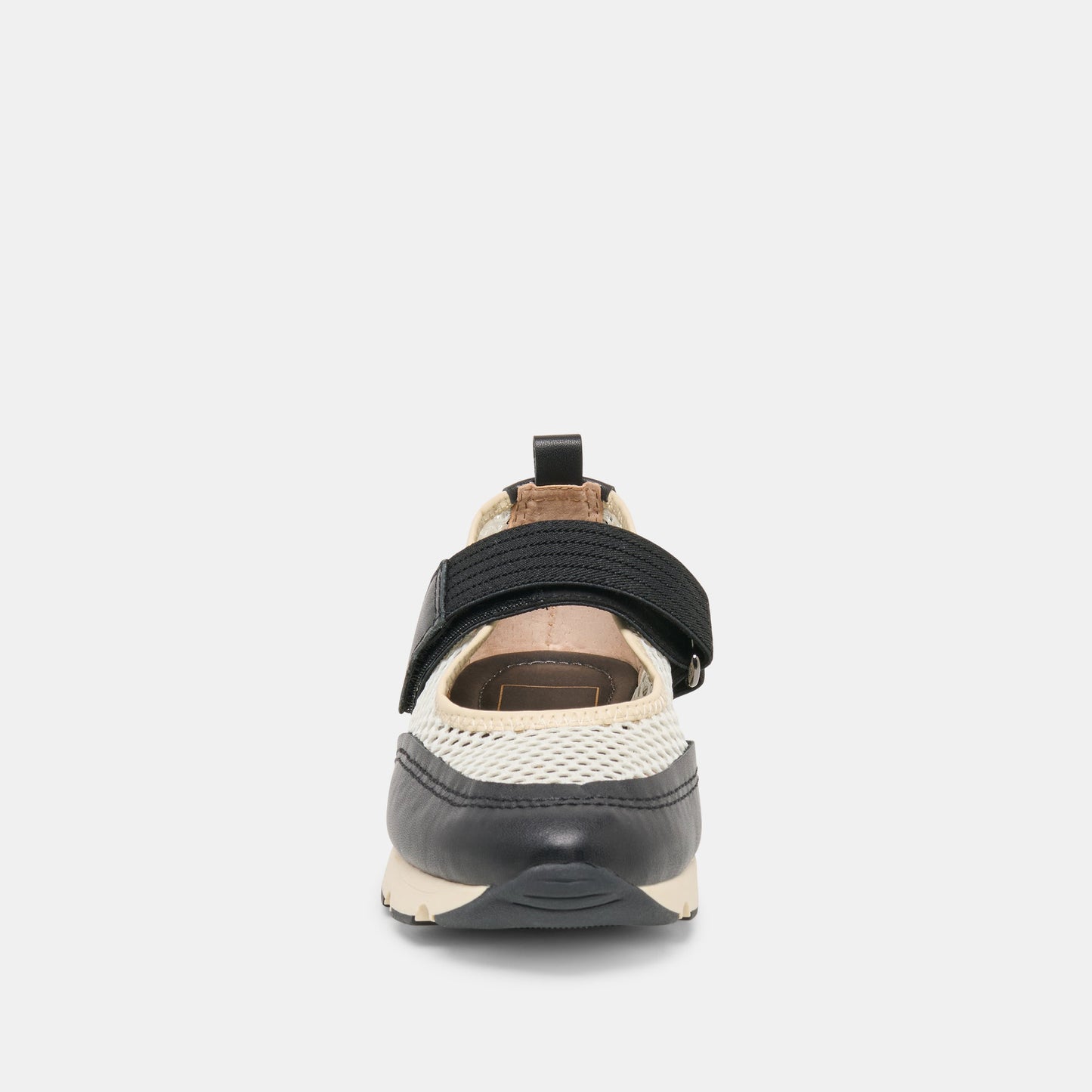 Seline White Black Mesh Sneakers