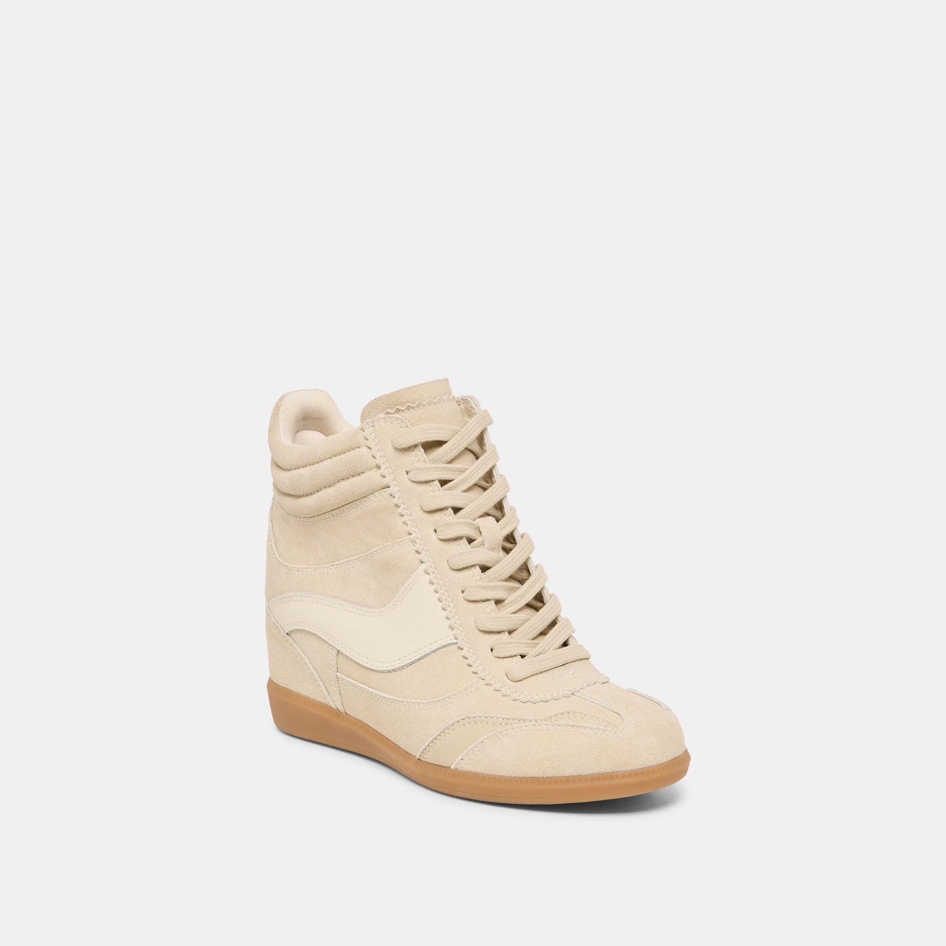 Issac Oatmeal Suede Sneakers