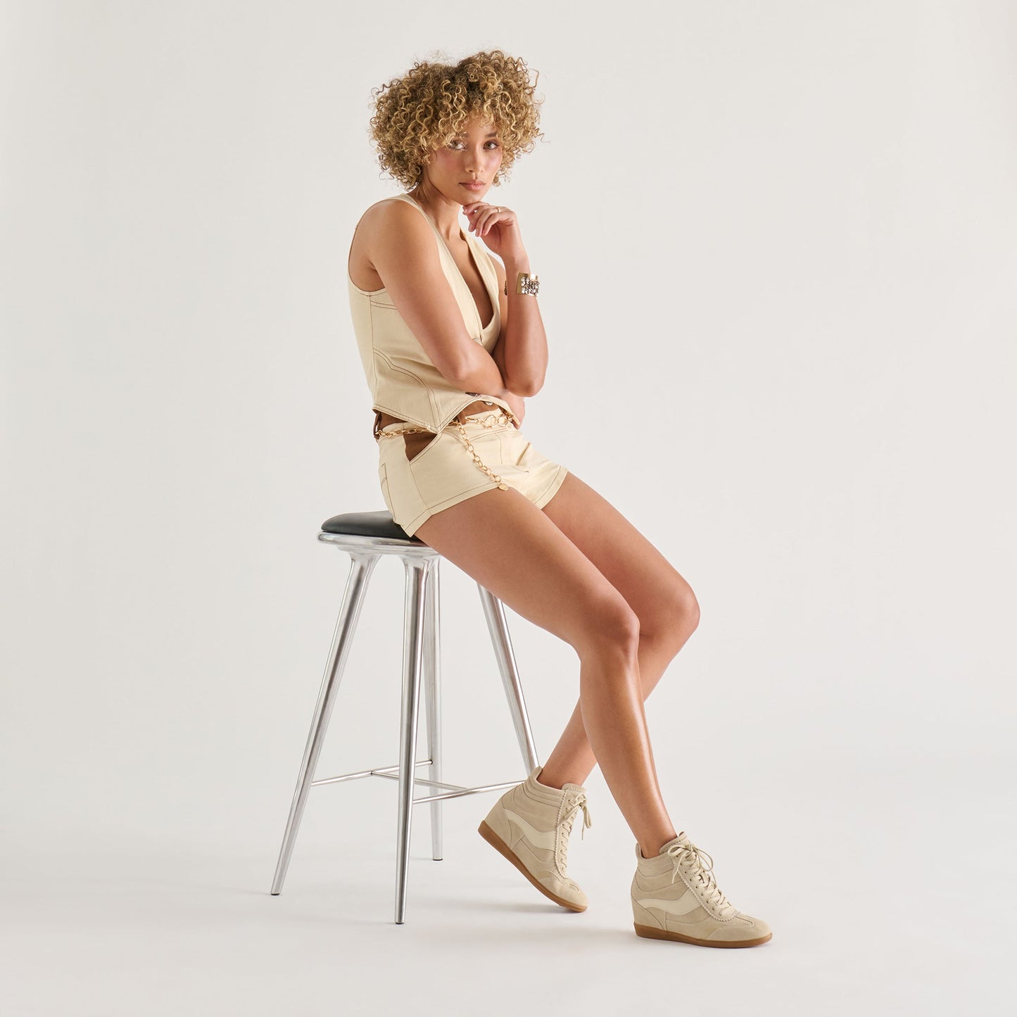 Issac Oatmeal Suede Sneakers