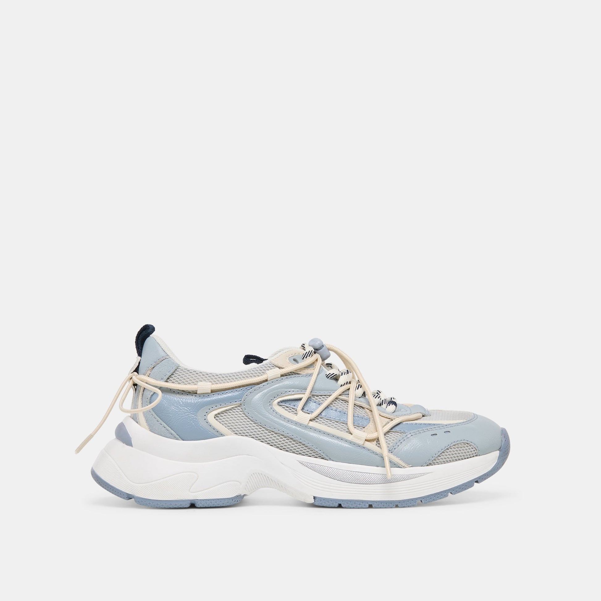 Selmar Blue Multi Leather Sneakers