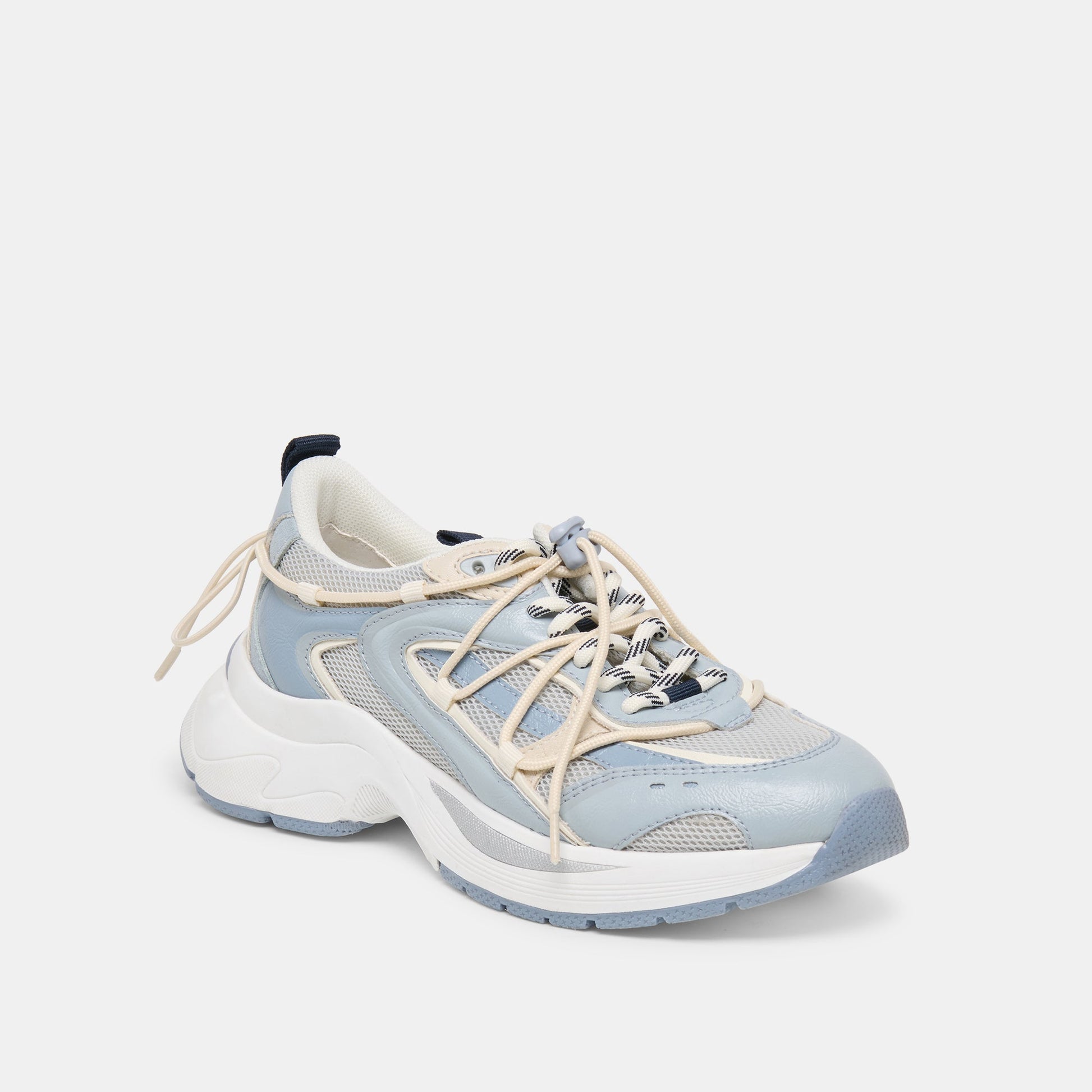 Selmar Blue Multi Leather Sneakers