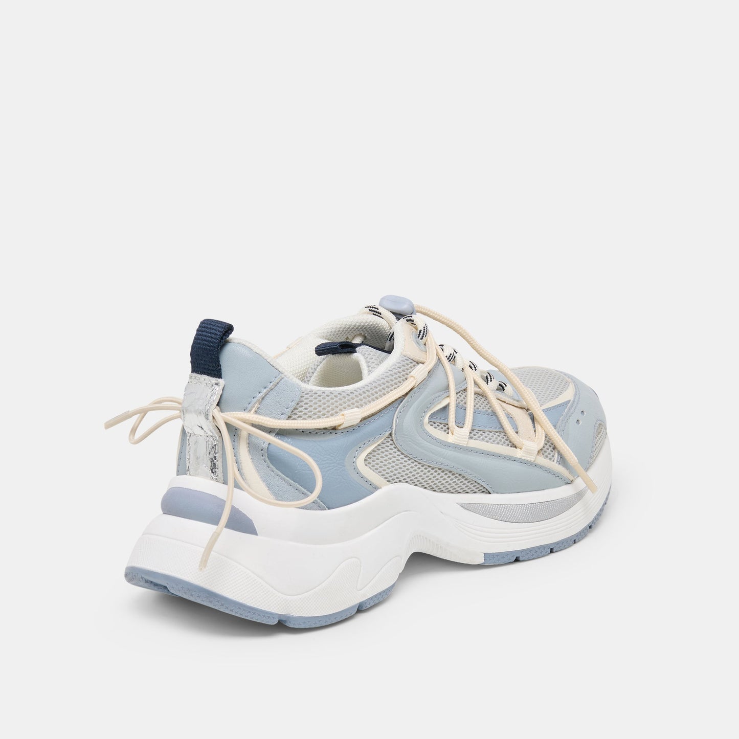 Selmar Blue Multi Leather Sneakers