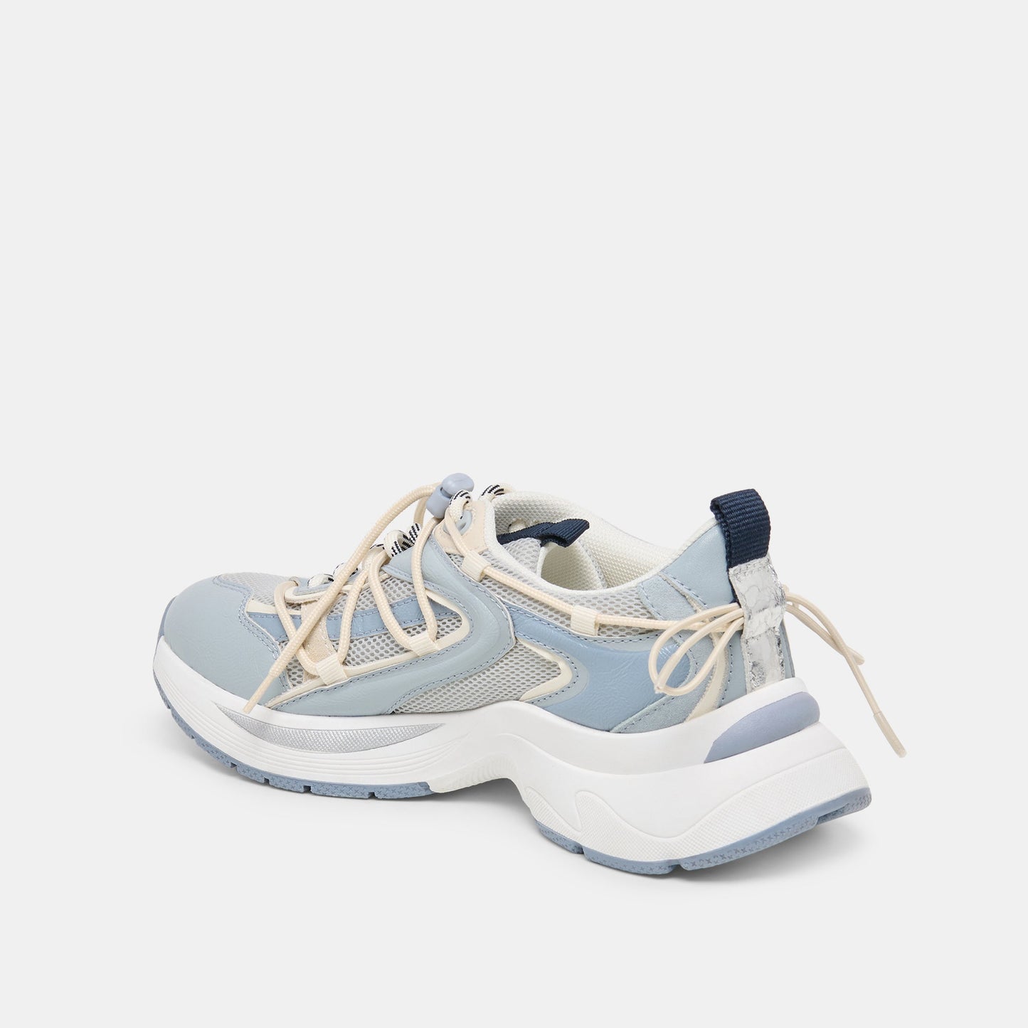 Selmar Blue Multi Leather Sneakers