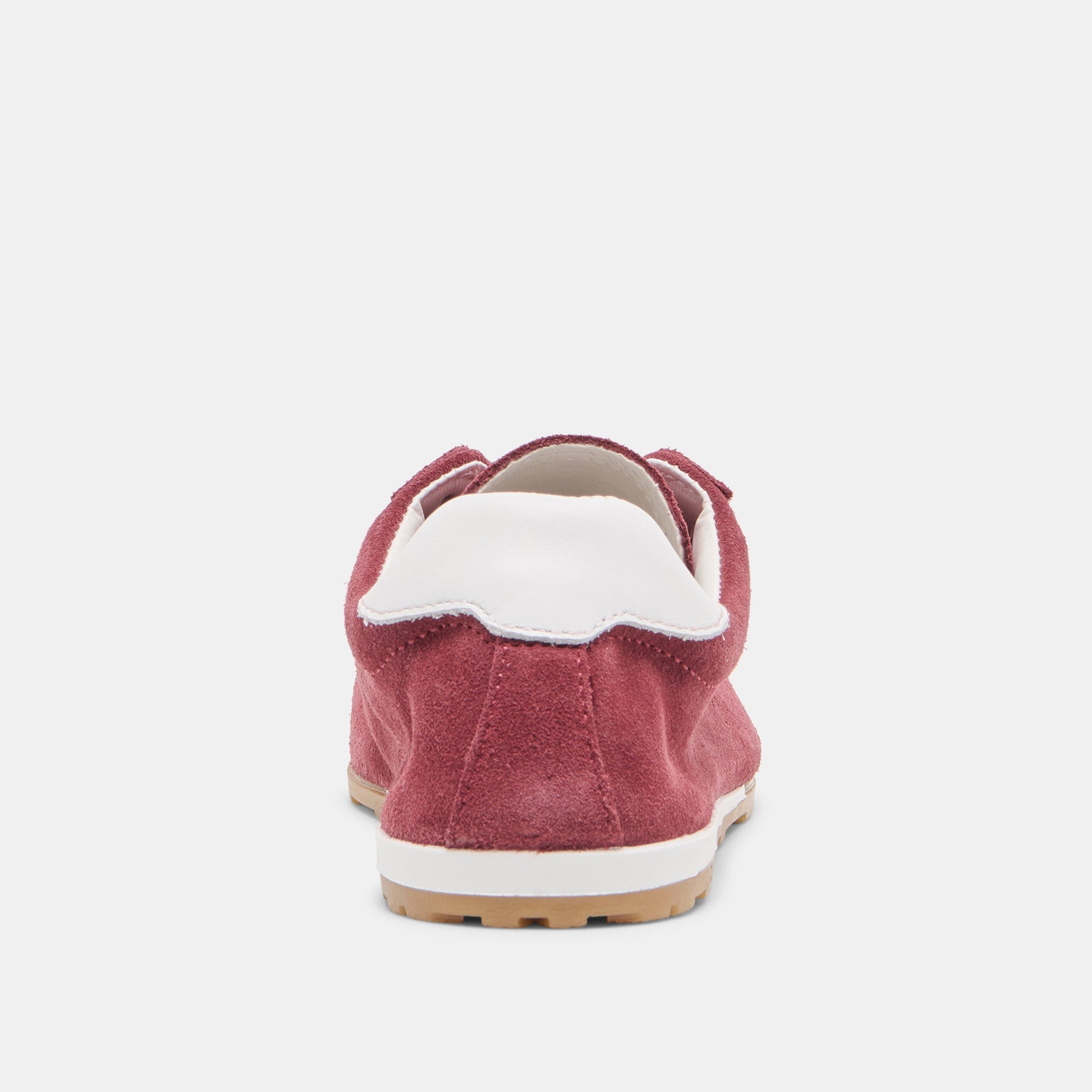 Serina Burgundy Suede Sneakers