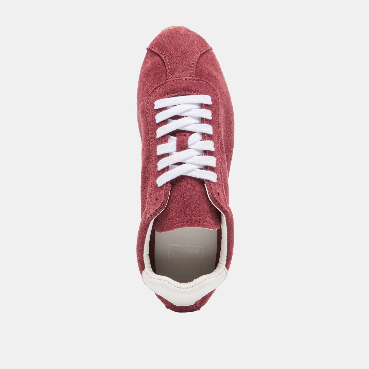 Serina Burgundy Suede Sneakers