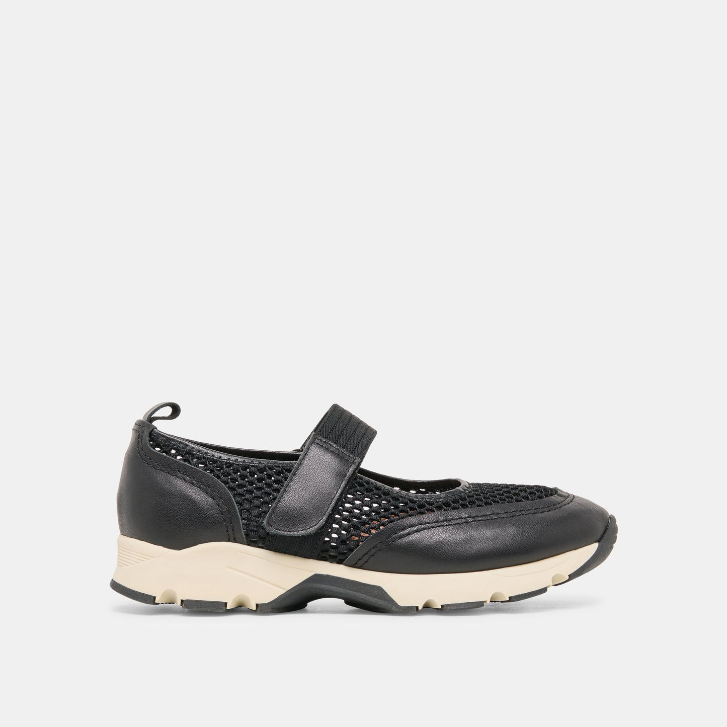 Seline Black Mesh Sneakers