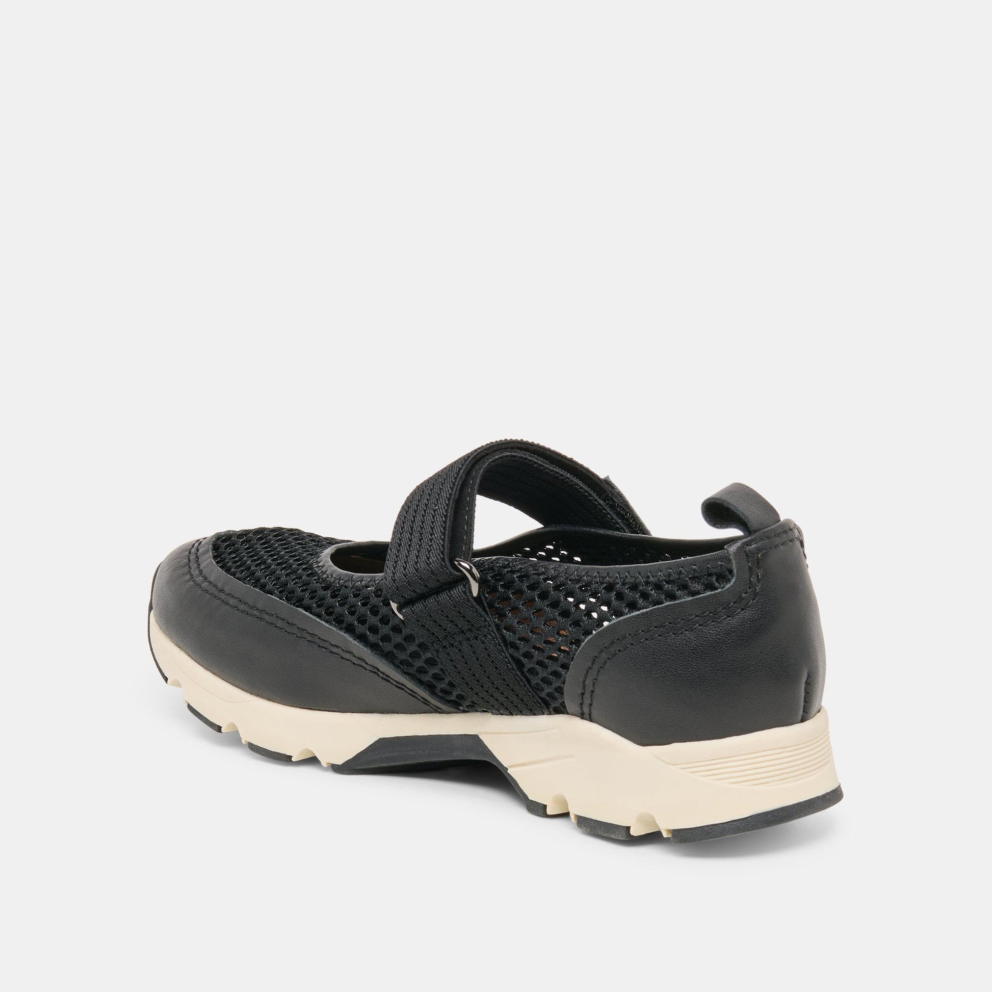 Seline Black Mesh Sneakers