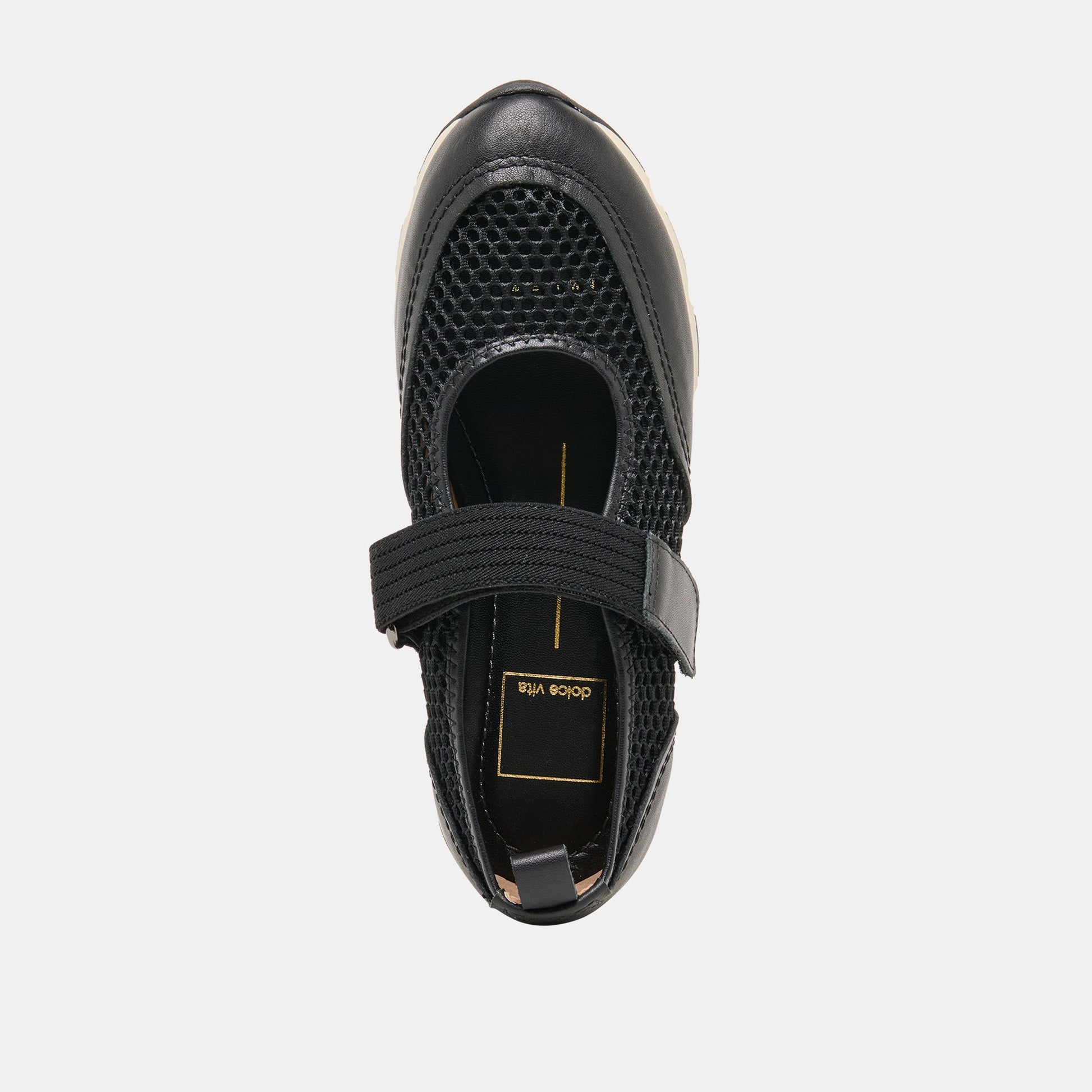 Seline Black Mesh Sneakers