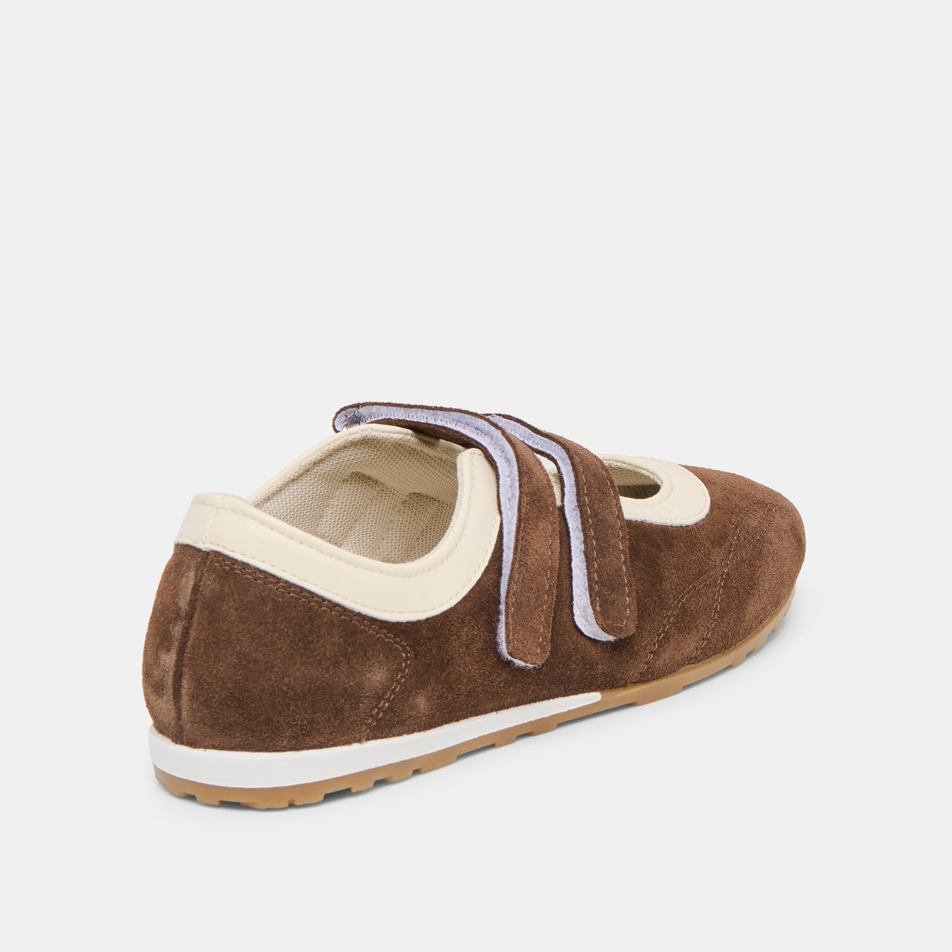 Swan Dk Brown Suede Sneakers