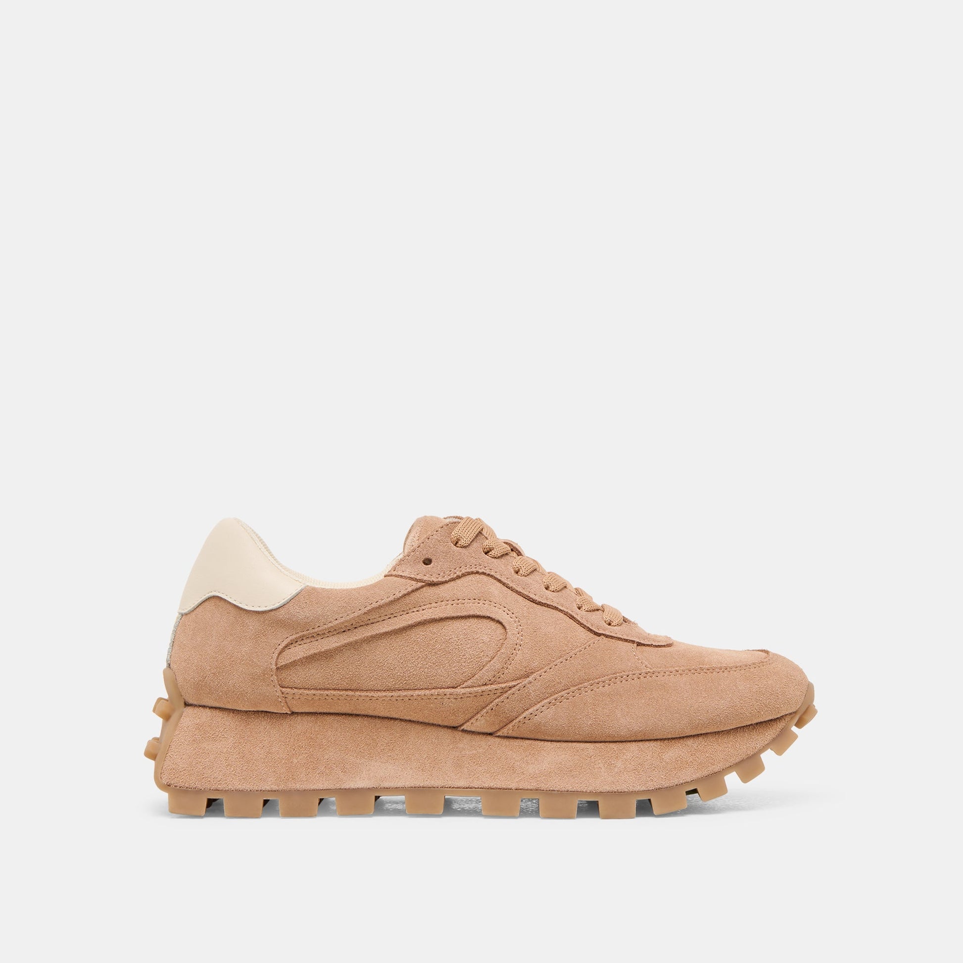 Tricia Toffee Suede Sneakers